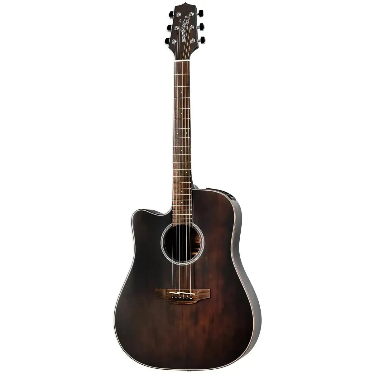 Left-handed Takamine GD21CELH Dreadnought Cutaway Acoustic-Electric Guitar in Satin Molasses finish.