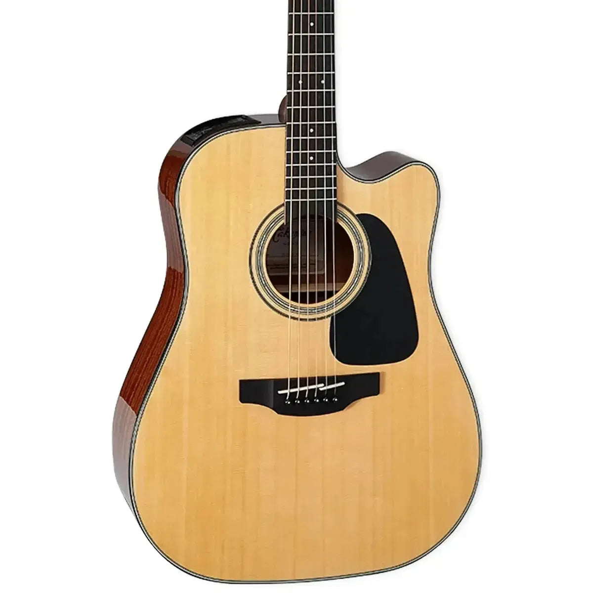 Takamine GD30CE NAT acoustic-electric dreadnought guitar with natural finish, solid spruce top, and cutaway.