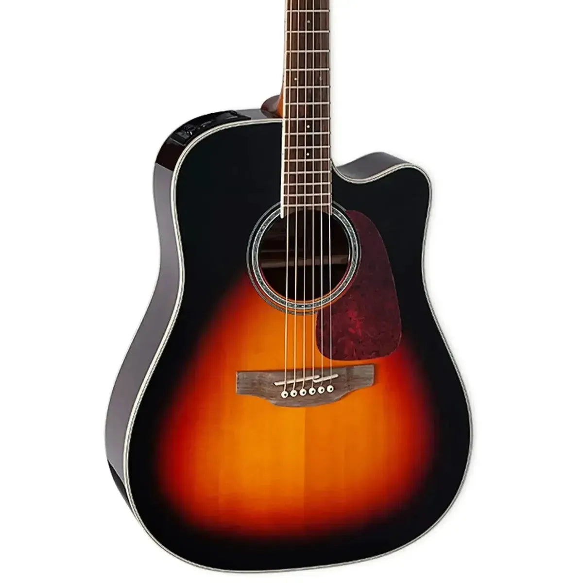 Takamine GD71CE BSB acoustic-electric guitar with brown sunburst finish, dreadnought body, and cutaway.