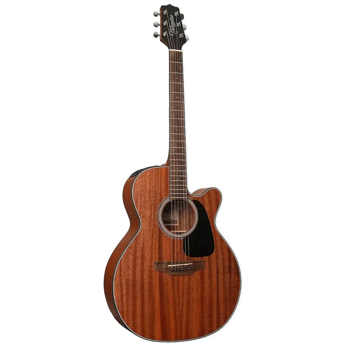 Takamine GN11MCE NS NEX acoustic-electric guitar with natural satin sapele finish and cutaway body.