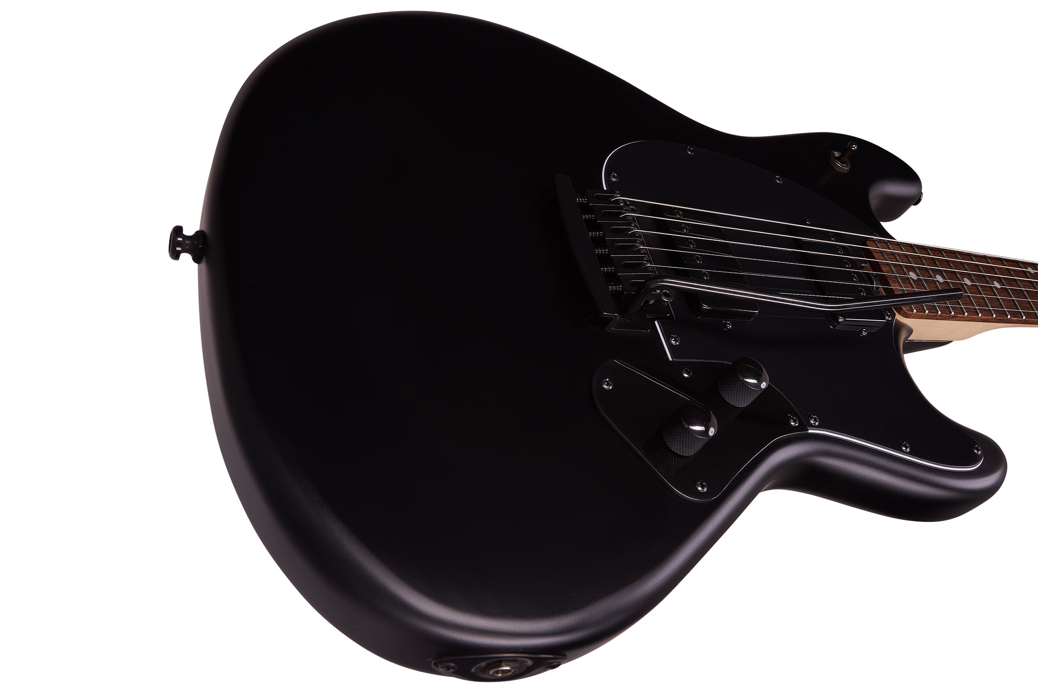 Sterling Music Man SR30 Stingray Stealth Black Electric Guitar "MERCURY" - Open Box