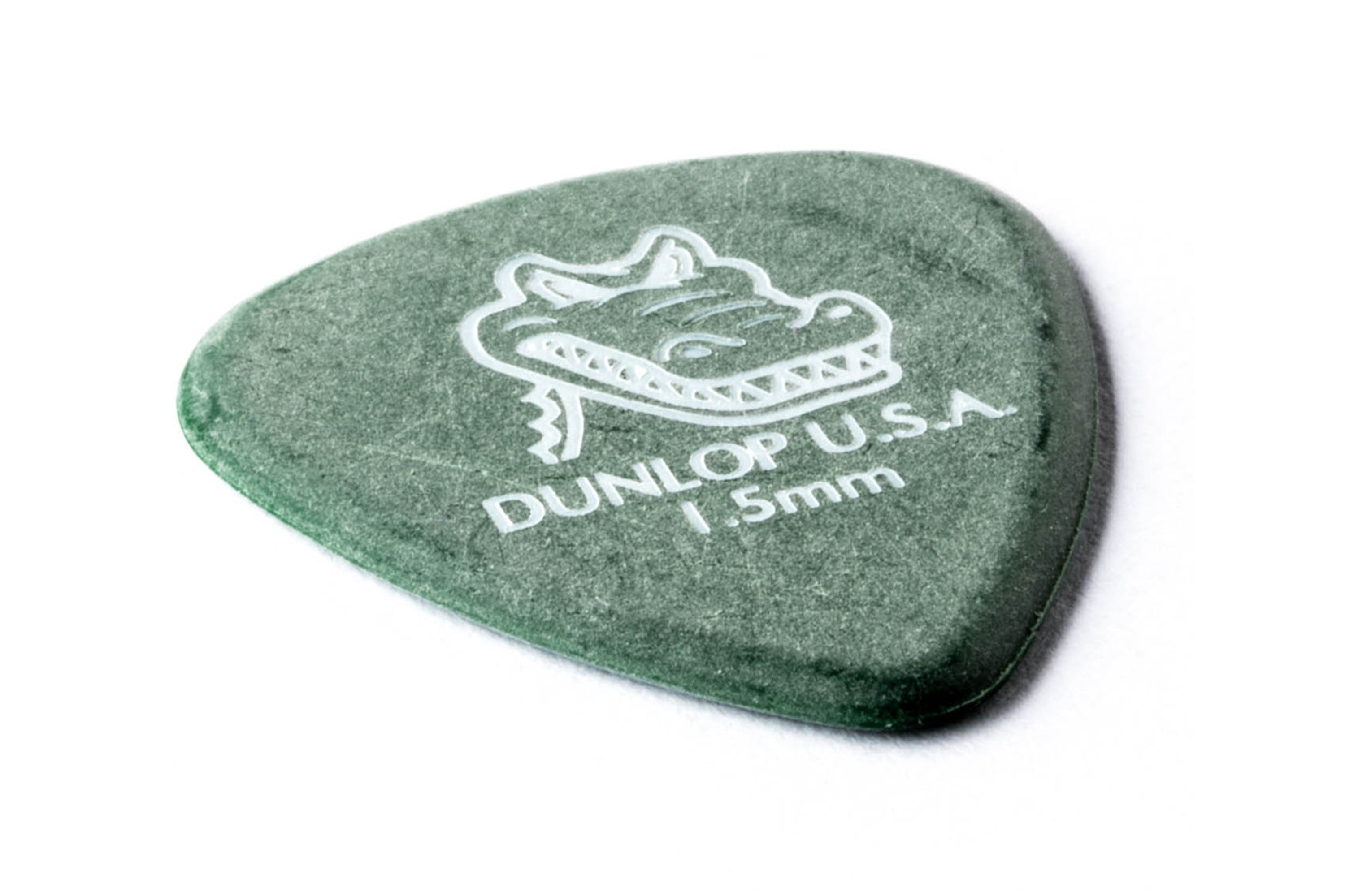Dunlop Gator Grip® Standard 1.5mm Green Guitar & Ukulele Picks 12 Pack