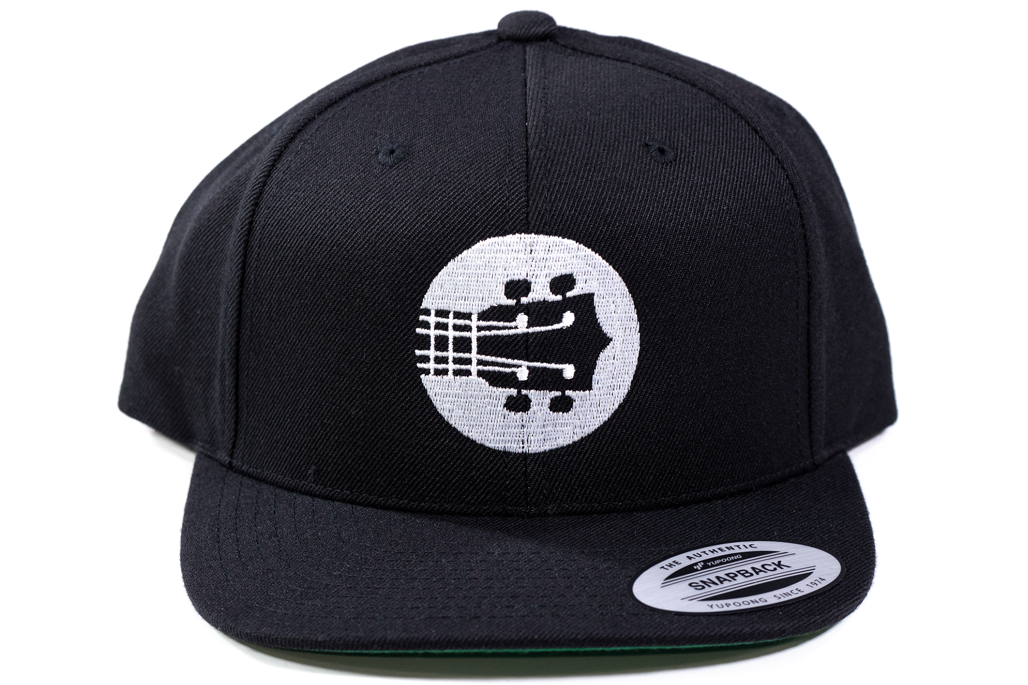 ULTP Snapback Hat Black Hat White Logo