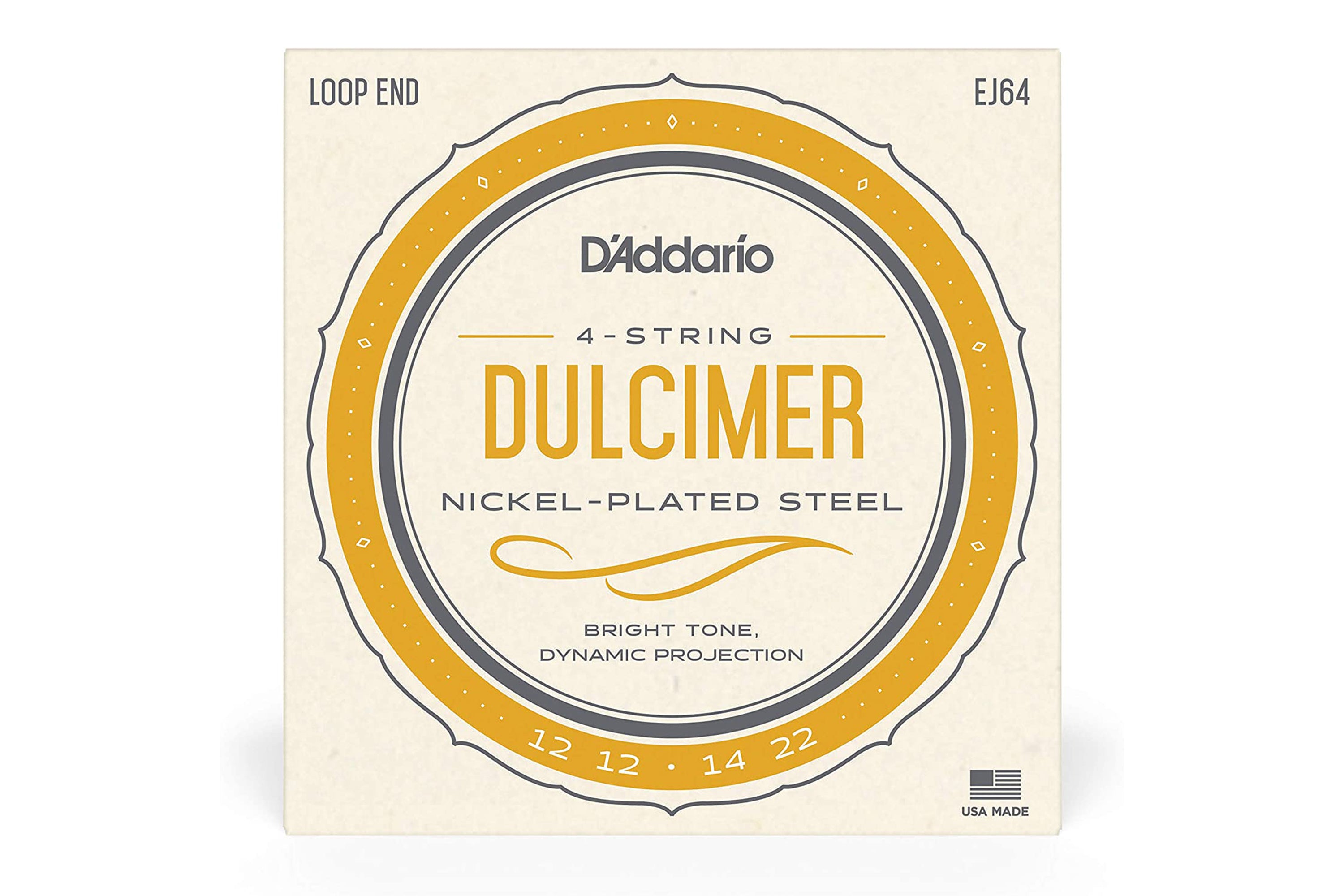 D'Addario EJ64 Nickel 4-String Dulcimer Strings
