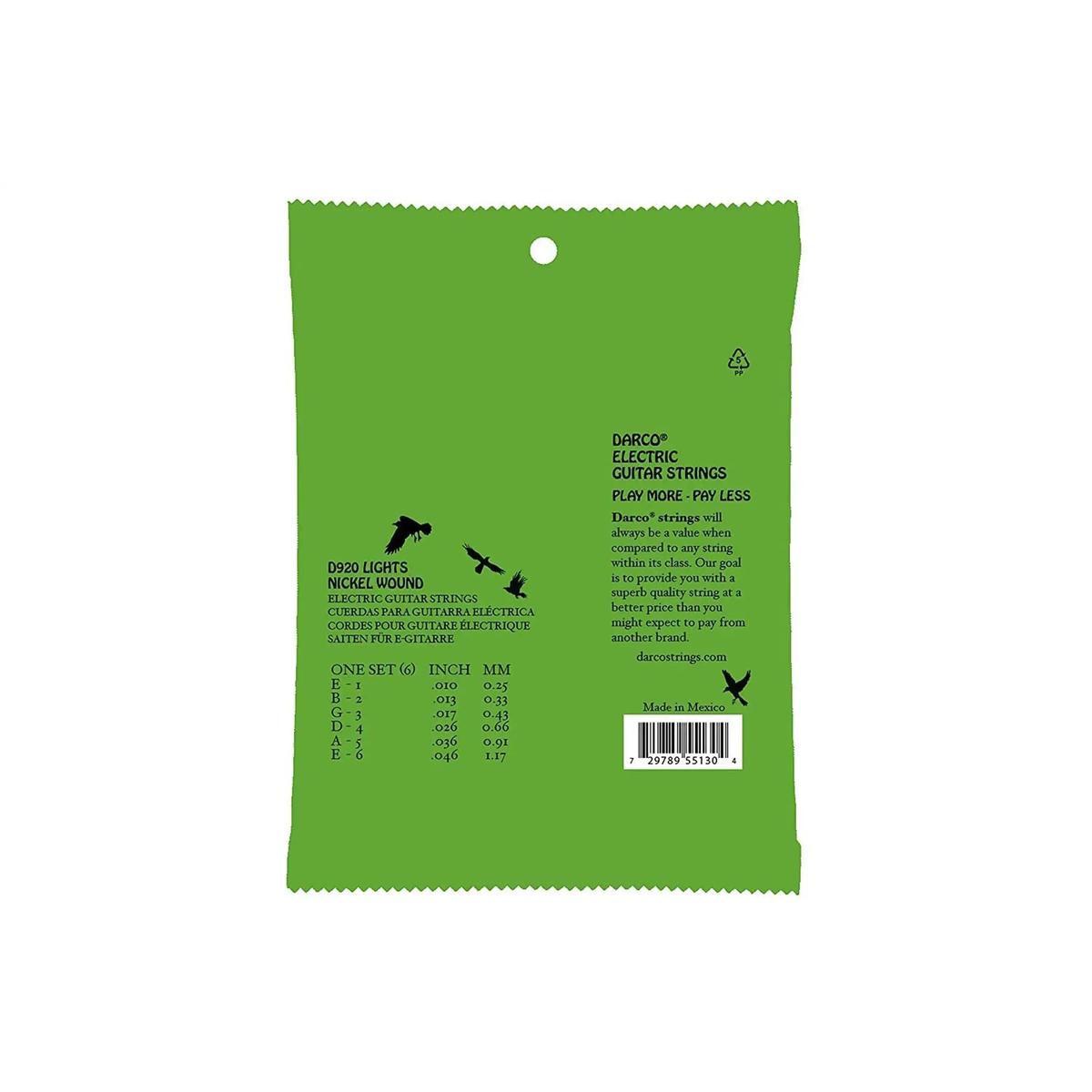 Darco-D920-Guitar-Strings-back | Terry Carter Music Store