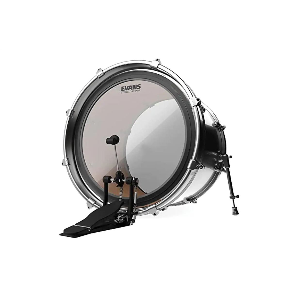 EvansEMAD2ClearBassBatterHead-22inch-complete | Terry Carter Music Store