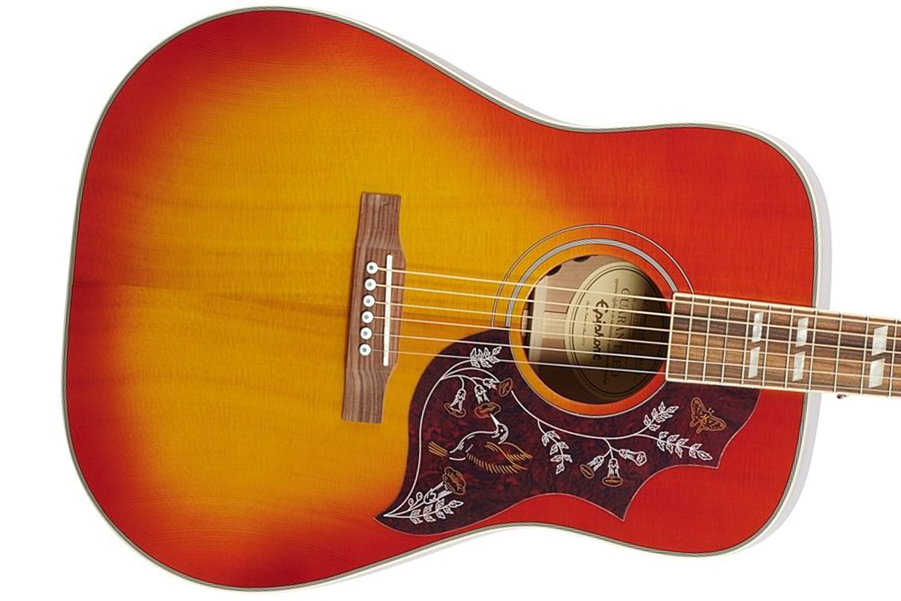 Epiphone Hummingbird Studio Acoustic Electric Guitar - Faded Cherry Bu -  Terry Carter Music Store