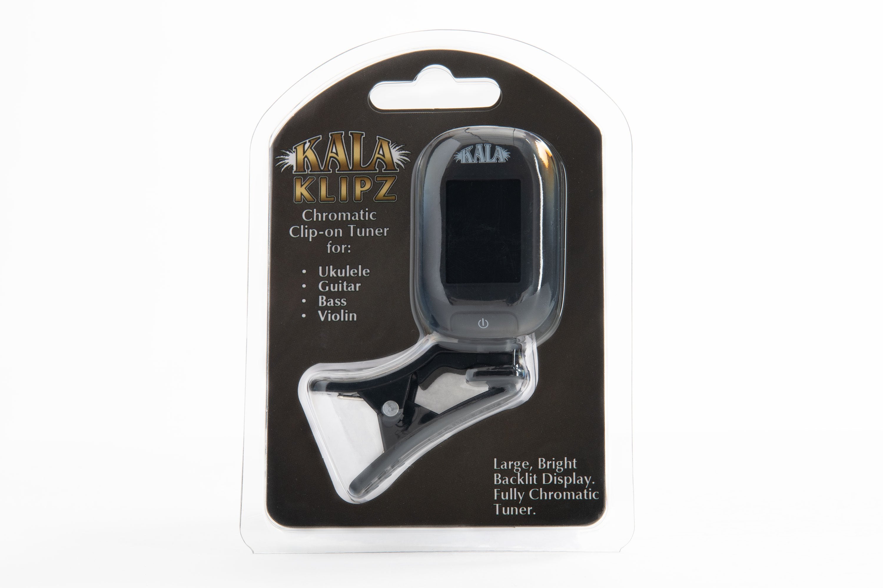 Kala Klipz Chromatic Clip-On Ukulele Tuner - Black