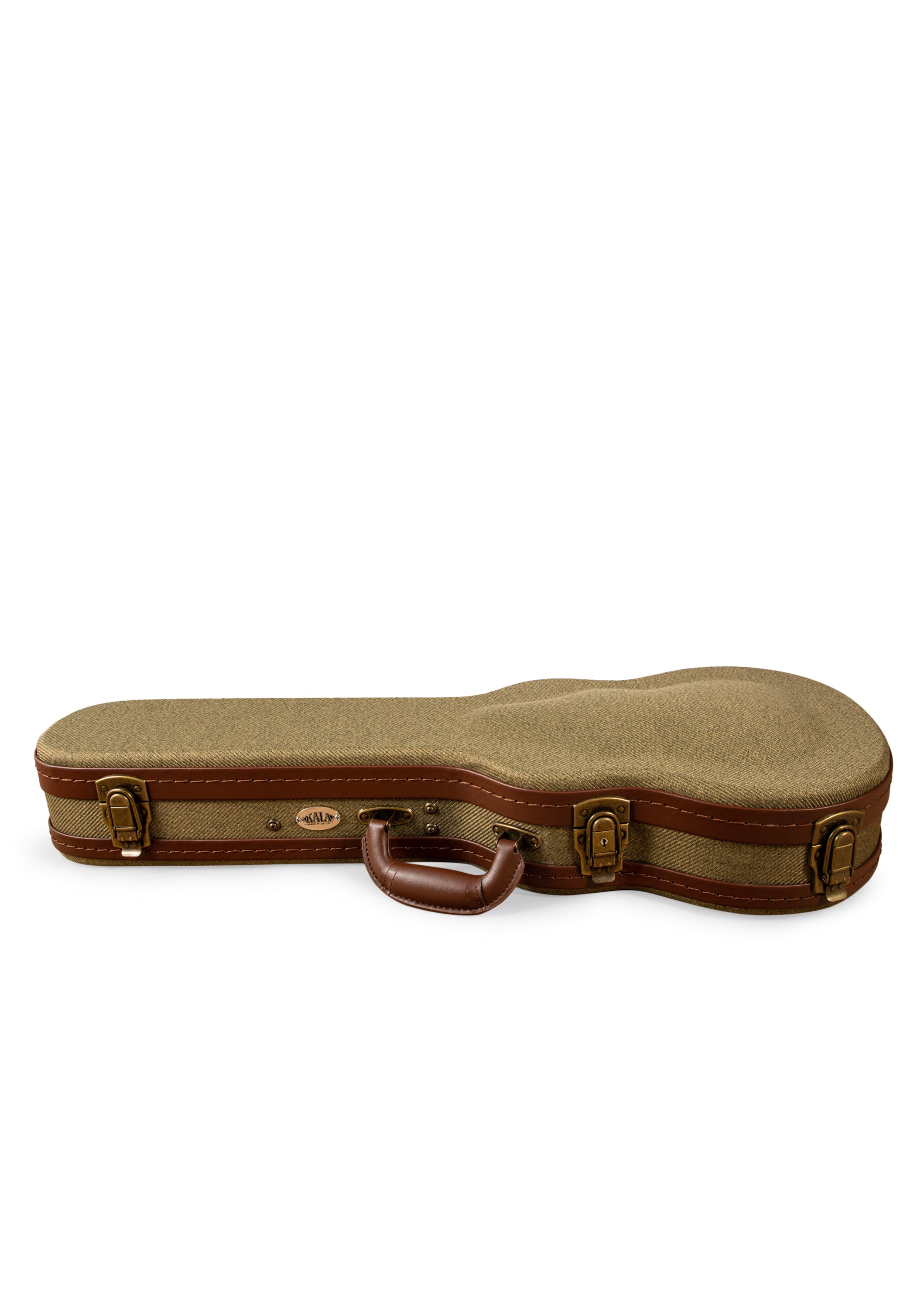 Kala OTT-AT Tenor Ukulele Olive Tweed Archtop Hardshell Case "Vincent" - Open Box