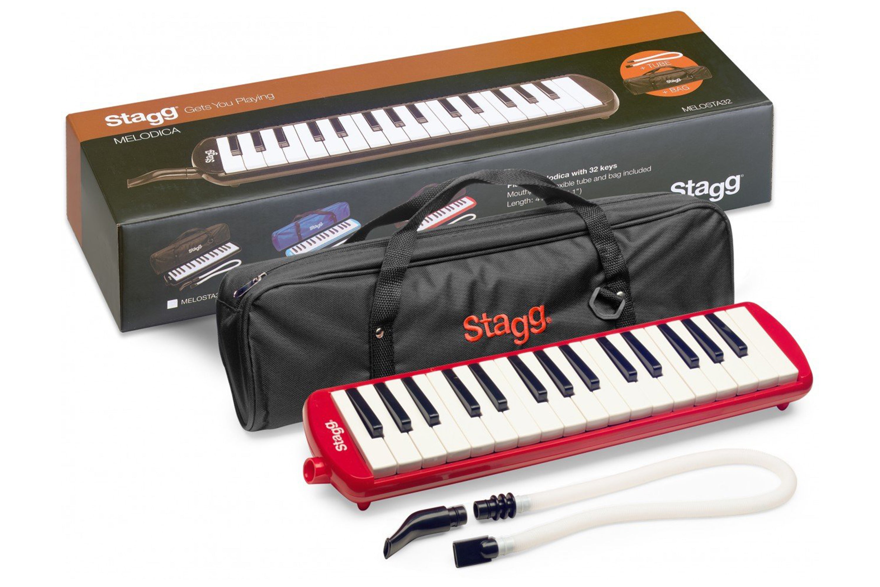 Stagg MELOSTA32-RD Melodica - Red