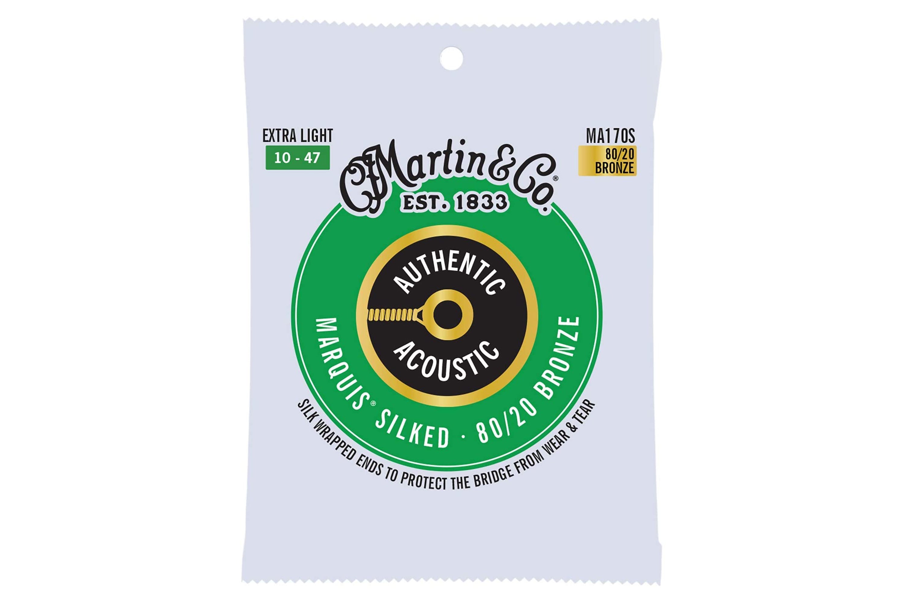 Front of Martin MA170S Guitar Strings