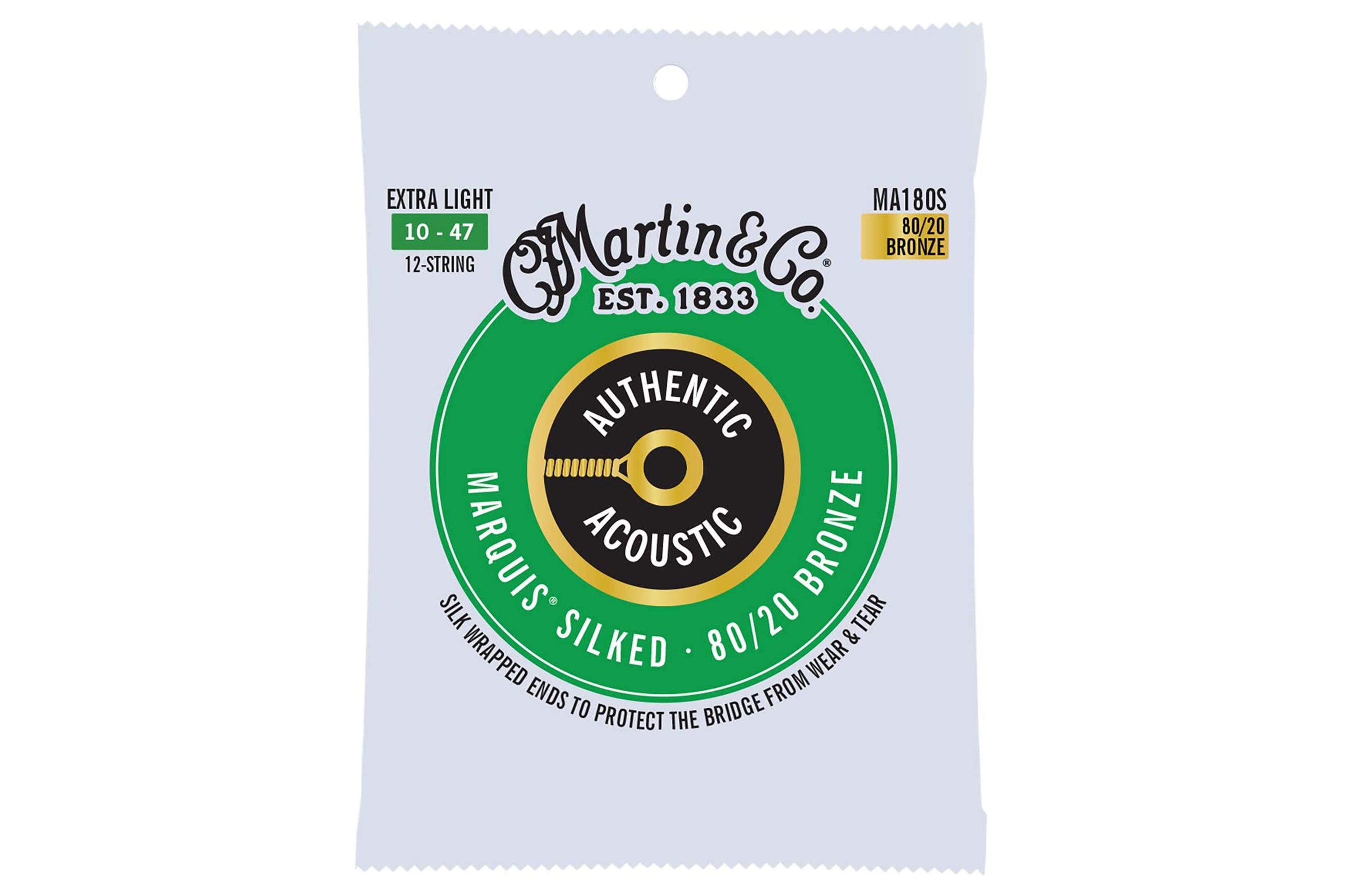 front of Martin MA180S Guitar Strings