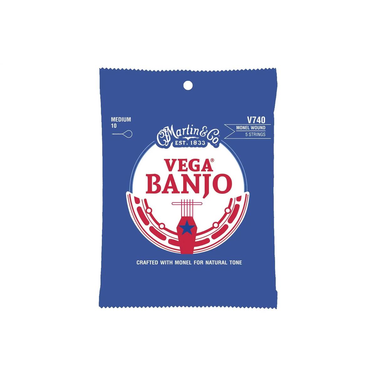 Martin-V740-Banjo-Strings-front | Terry Carter Music Store