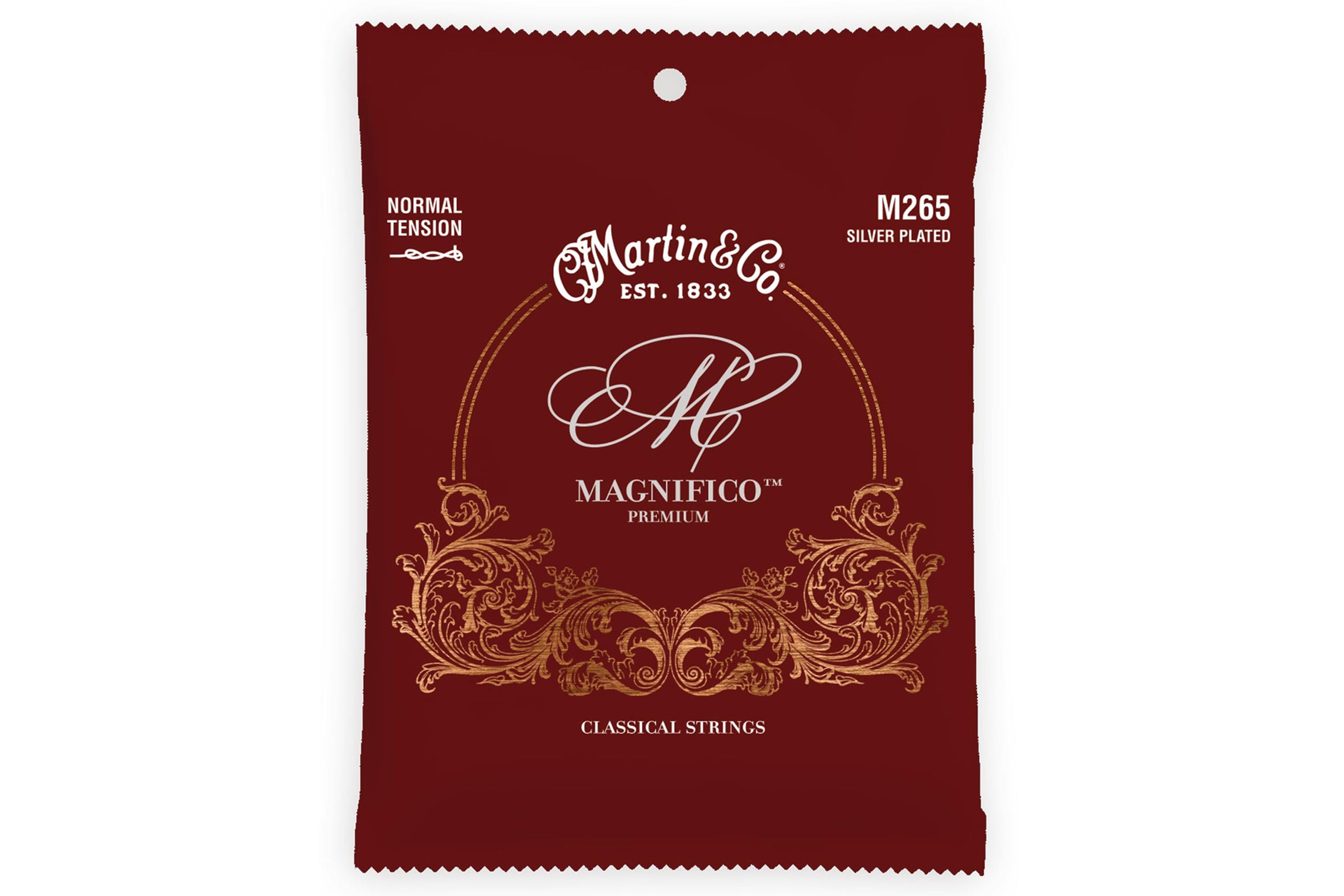 Martin M265 Magnifico Classical Silver Plated Guitar Strings - .025-.042 Normal Tension