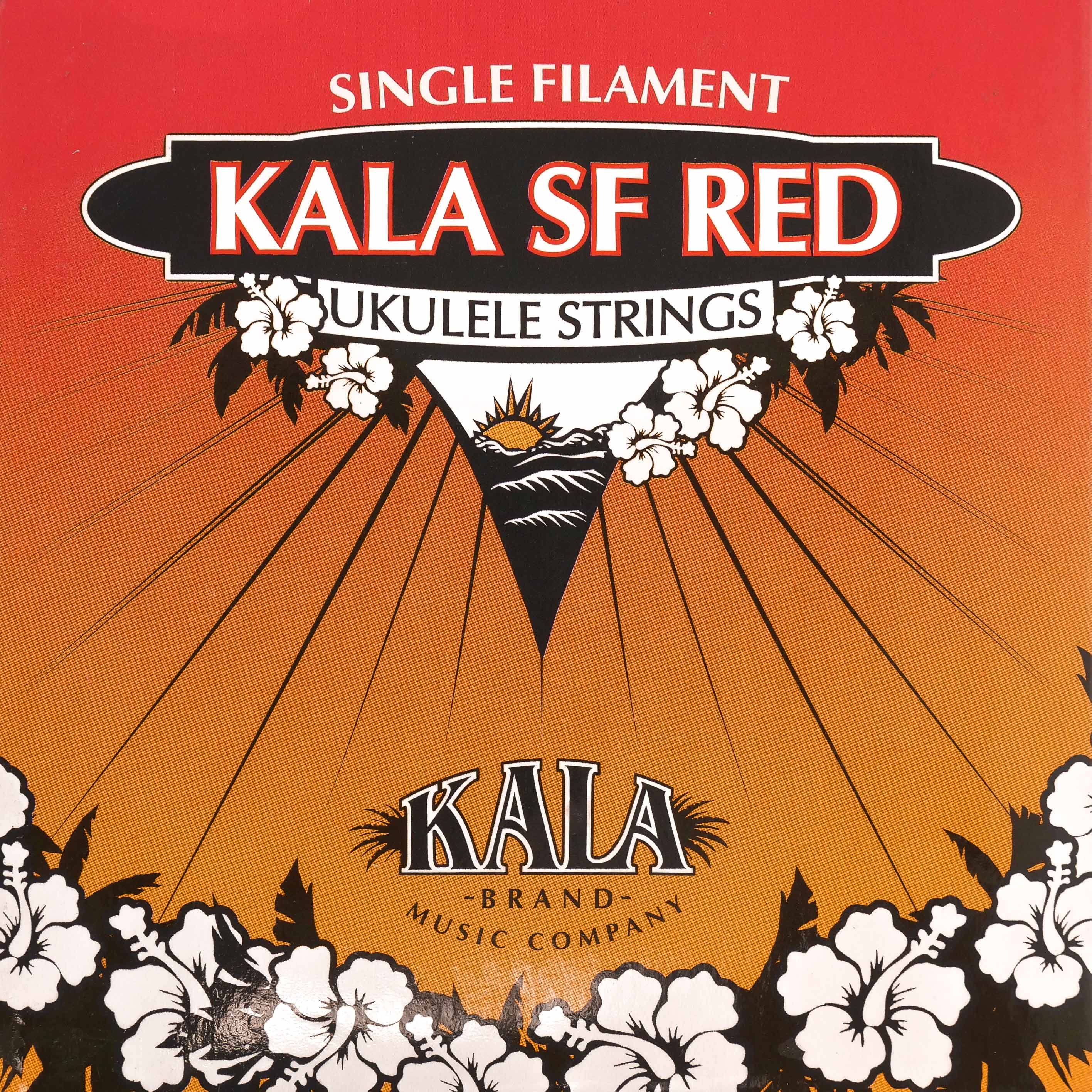 Kala KRSF-CLG Concert Single Filament Silverplated Red Ukulele Strings WOUND LOW G