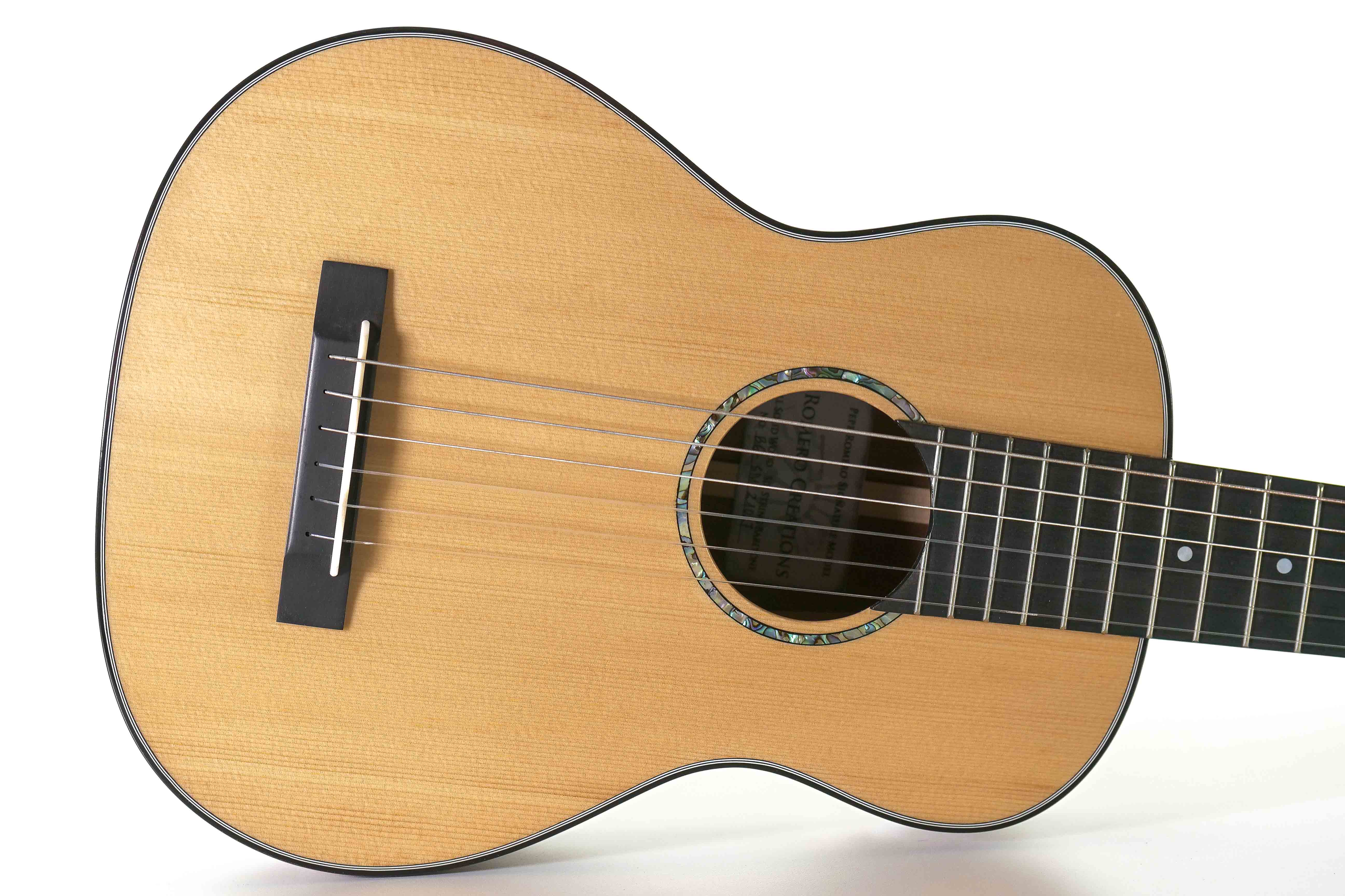 Romero Creations RC-B6-SM 6 String Baritone Guitar/Guilele Spruce/Mahogany Nylon String "MARLIN" E to E Tuning
