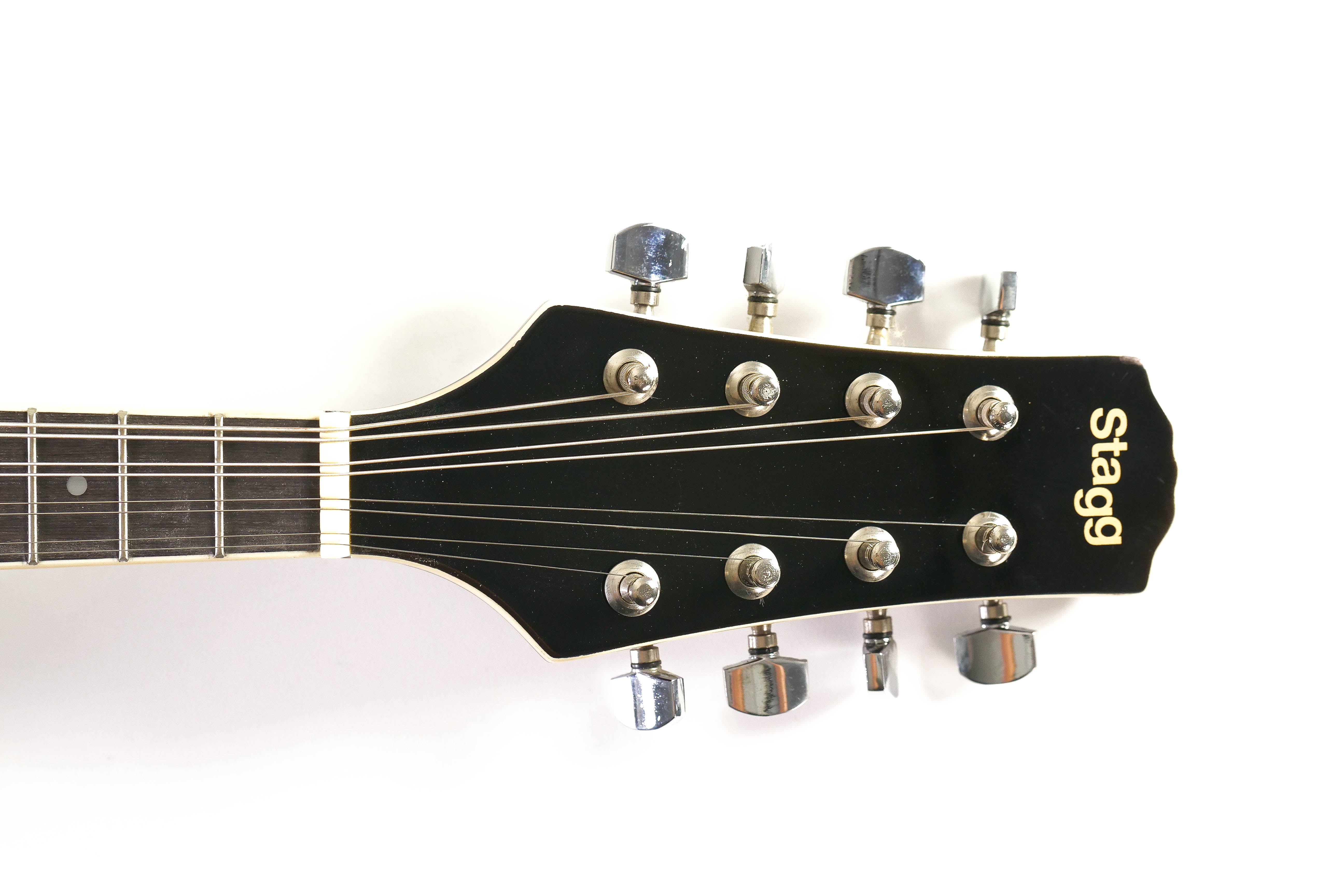 Stagg M50-E A-Style Bluegrass Electric Mandolin Redburst "BROOKE"