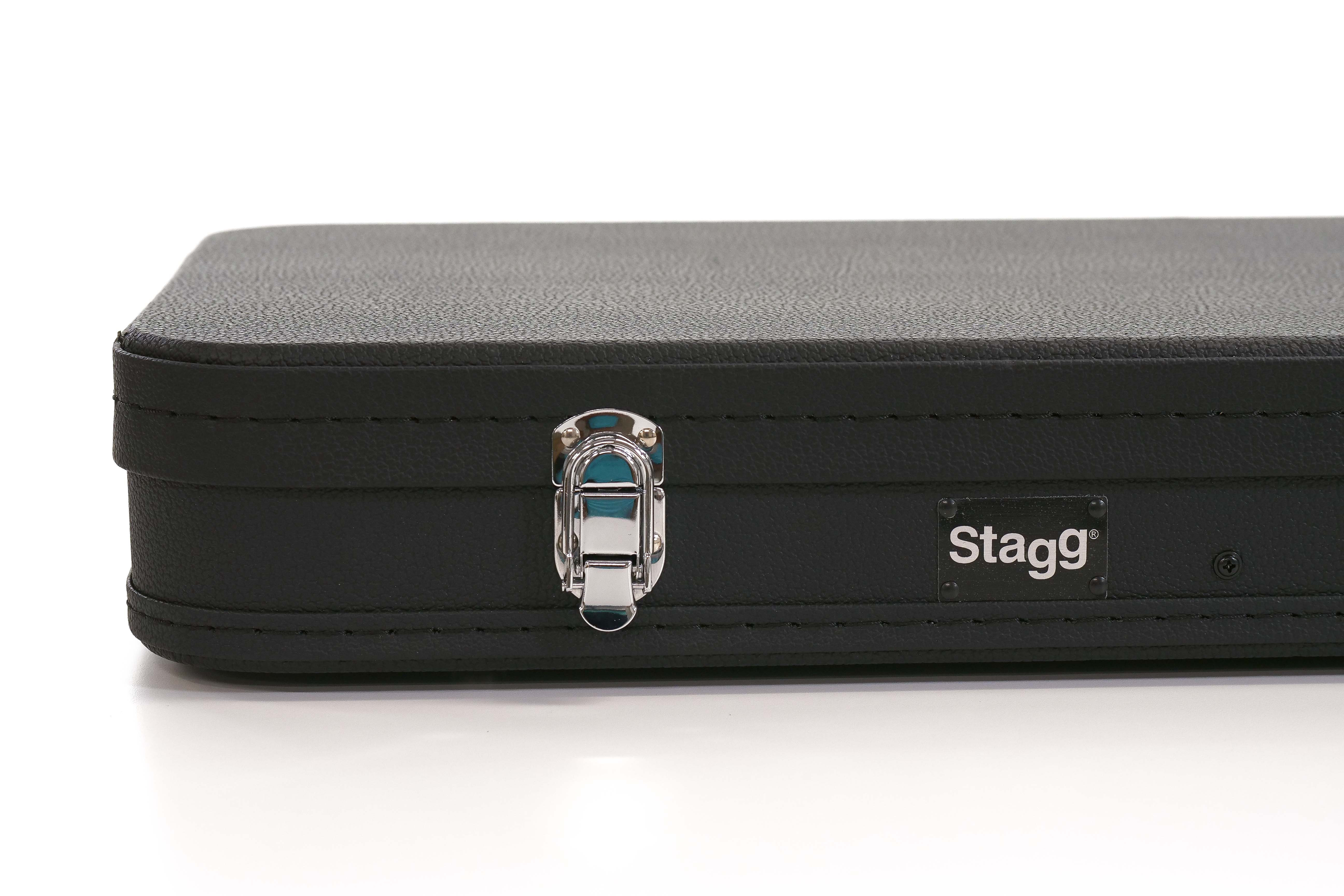 Stagg GCA-RE-BK Electric Hardshell Guitar Case - Black - Terry Carter Music  Store