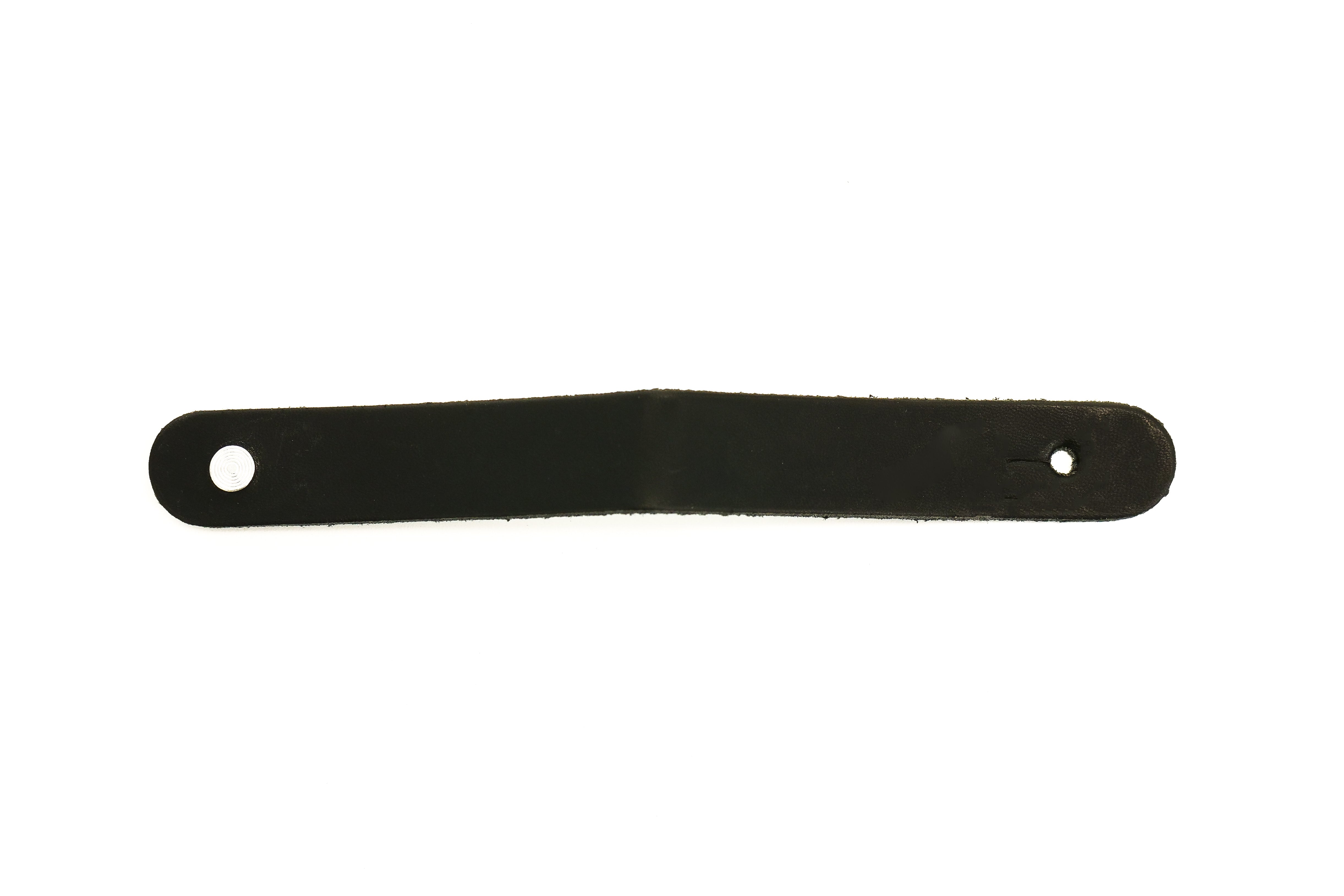 Headstock Strap Adaptor For Guitar and Ukulele - BLACK LEATHER