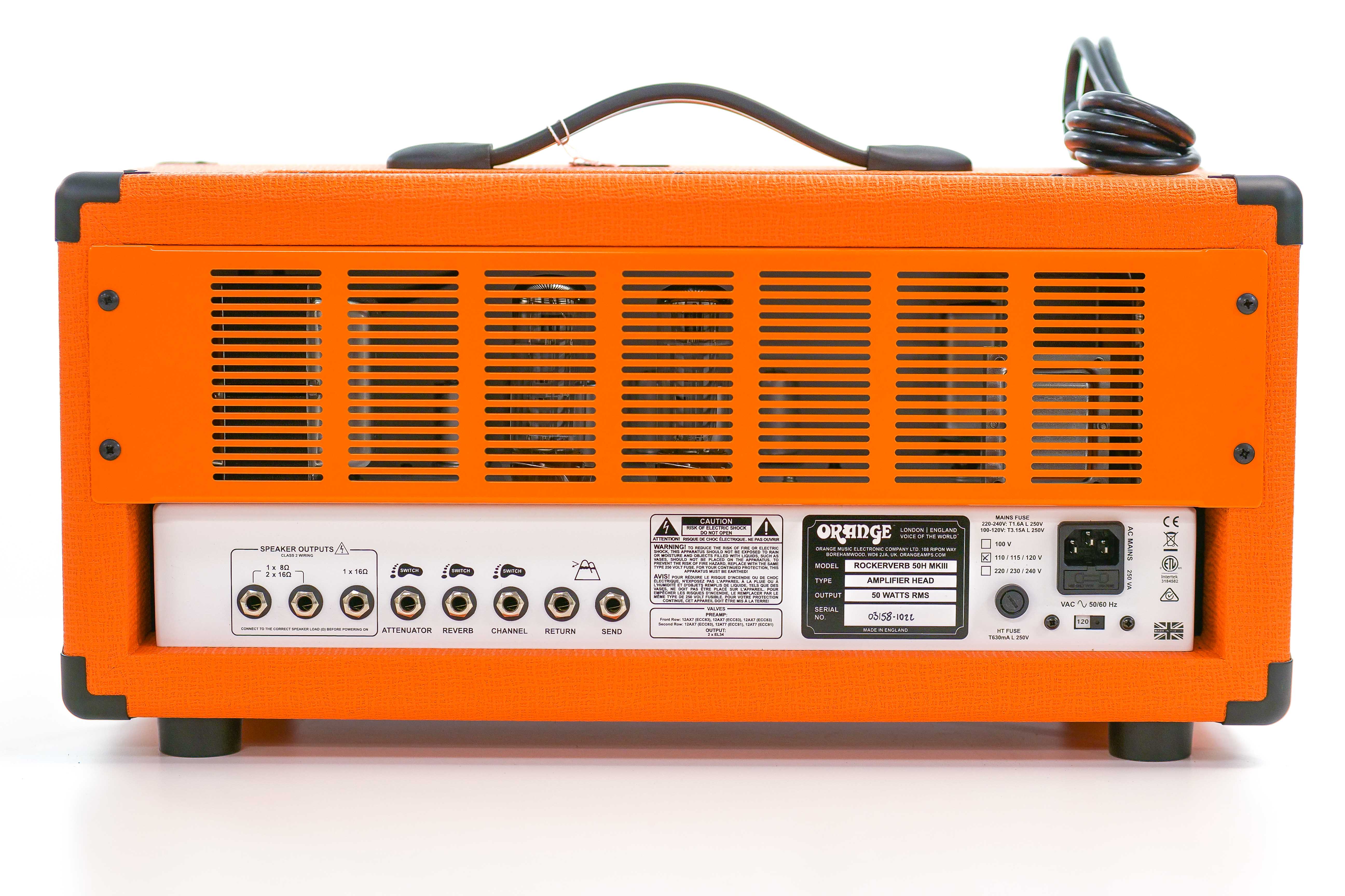 Orange Rockerverb 50 MKIII Amp Head - 50W