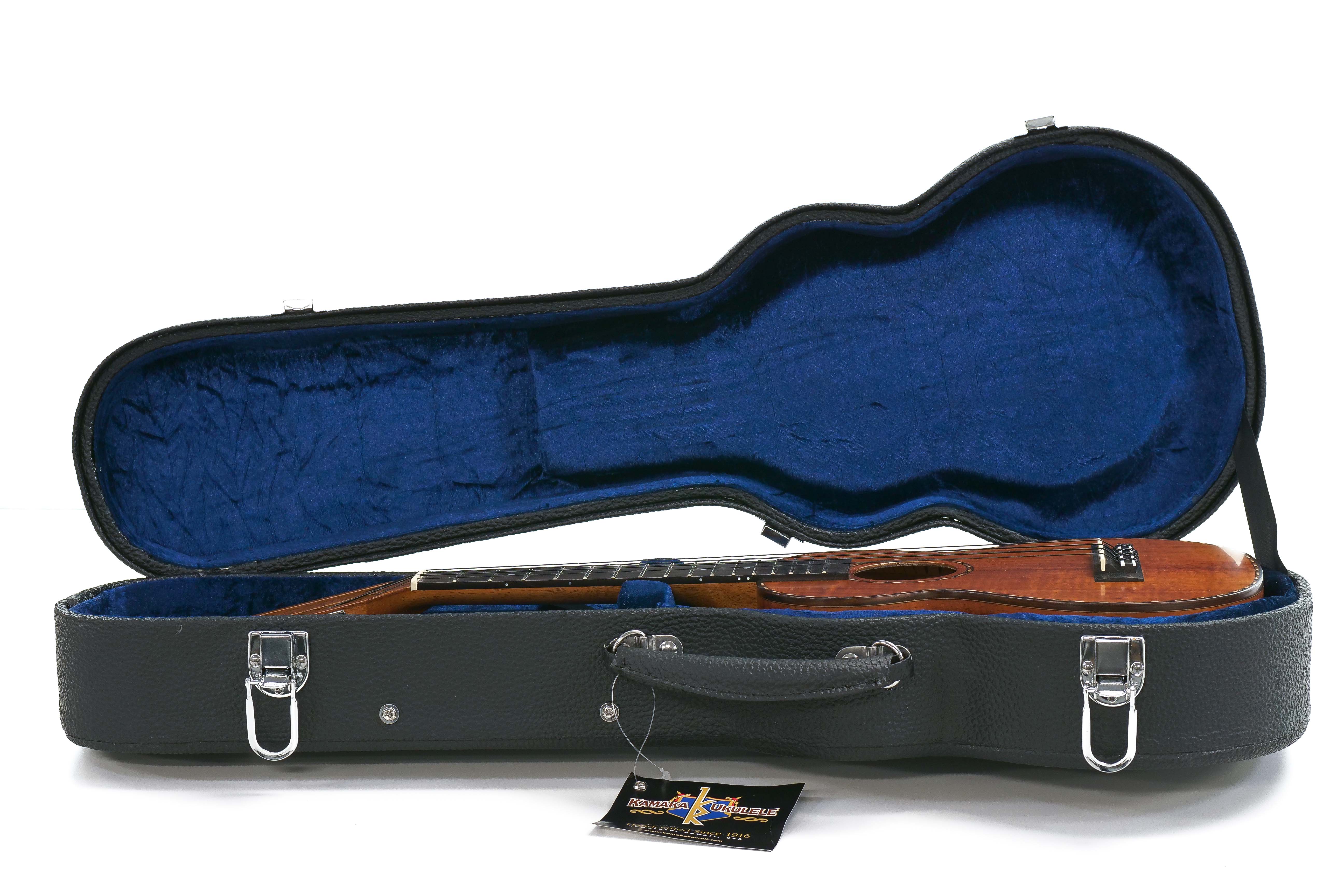 Kamaka HF-DI Ukulele Concert Deluxe Slotted Head with Case (101) - Willcutt  Guitars