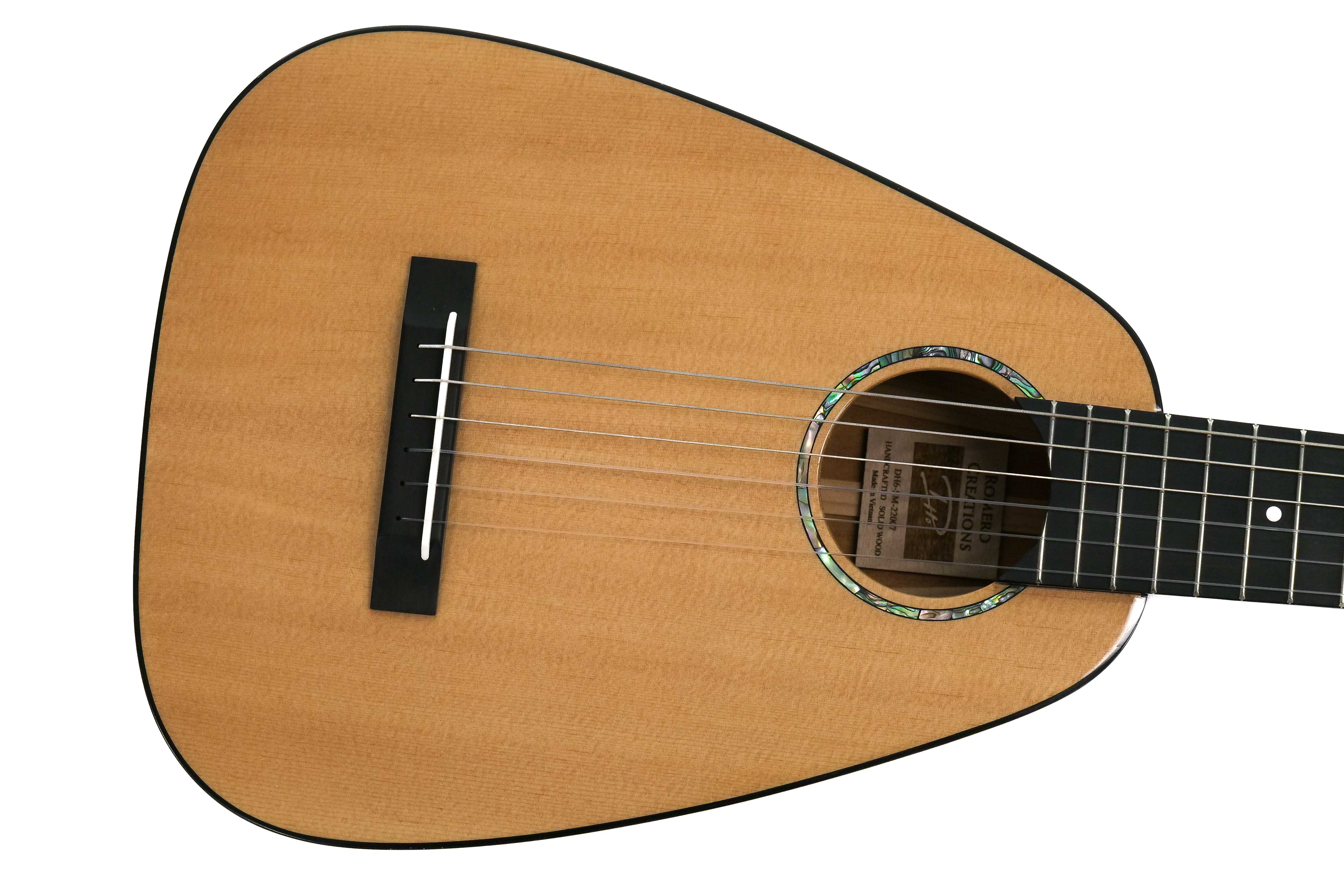 Romero Creations RC-DHo6-SM 6 Nylon String Baritone Guitar/Guilele "IRVA"