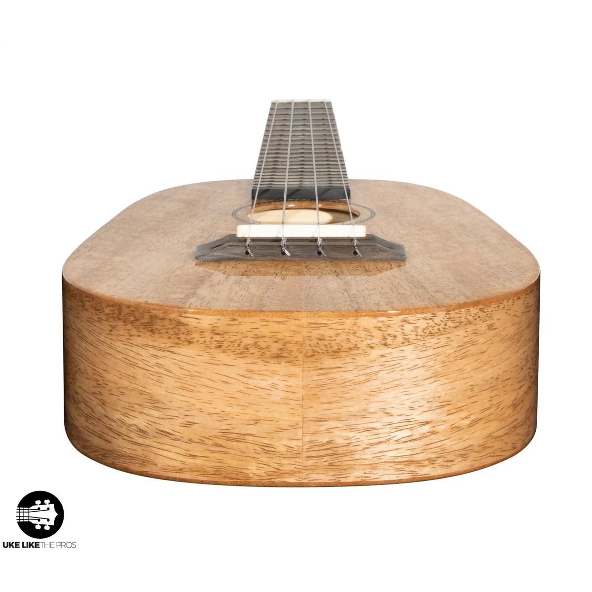 Pono MGCDP end view showing the solid mango sides and bridge