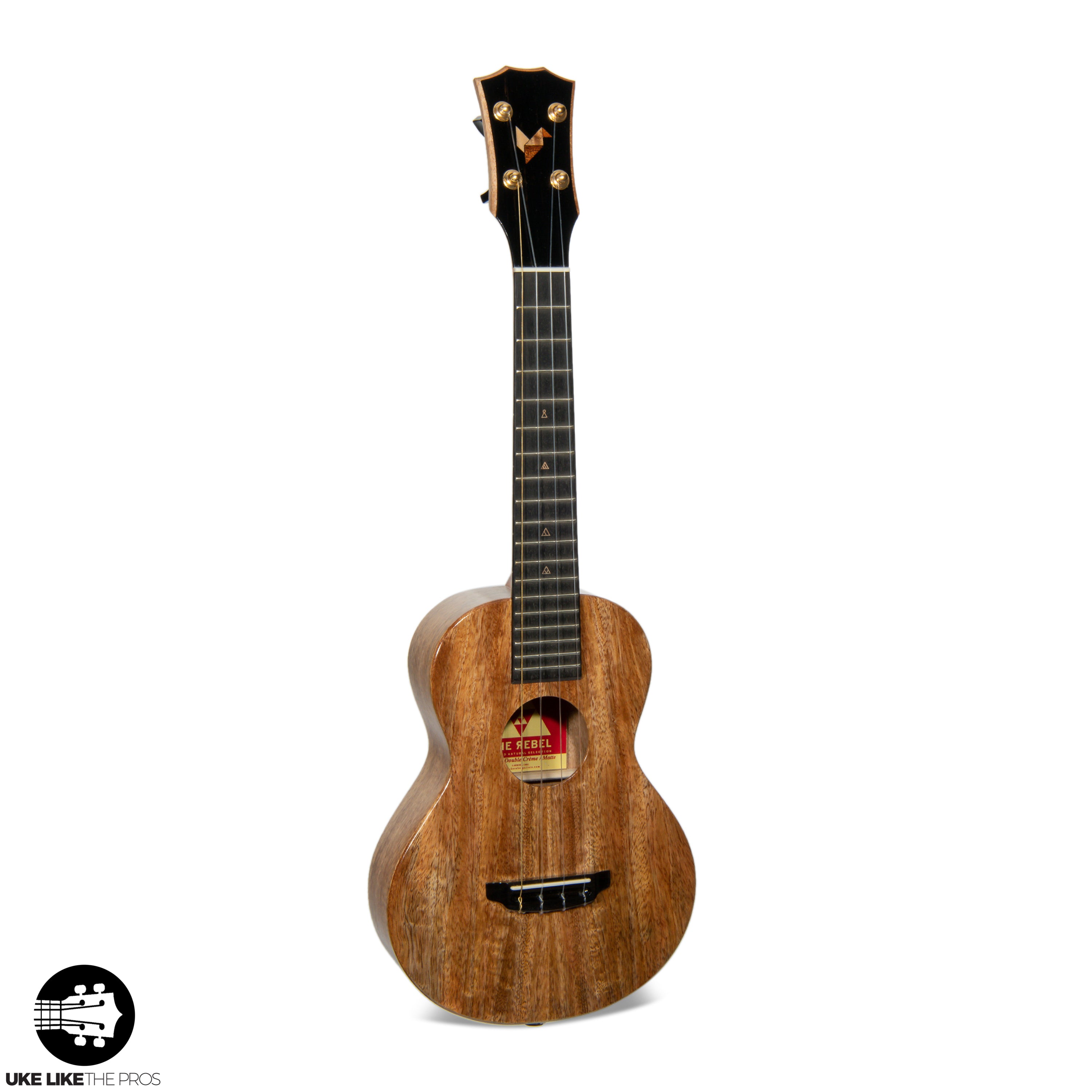 [PRE-OWNED] Rebel Double Creme Concert Ukulele Solid Mango "Frothy" K & K Pickup Installed