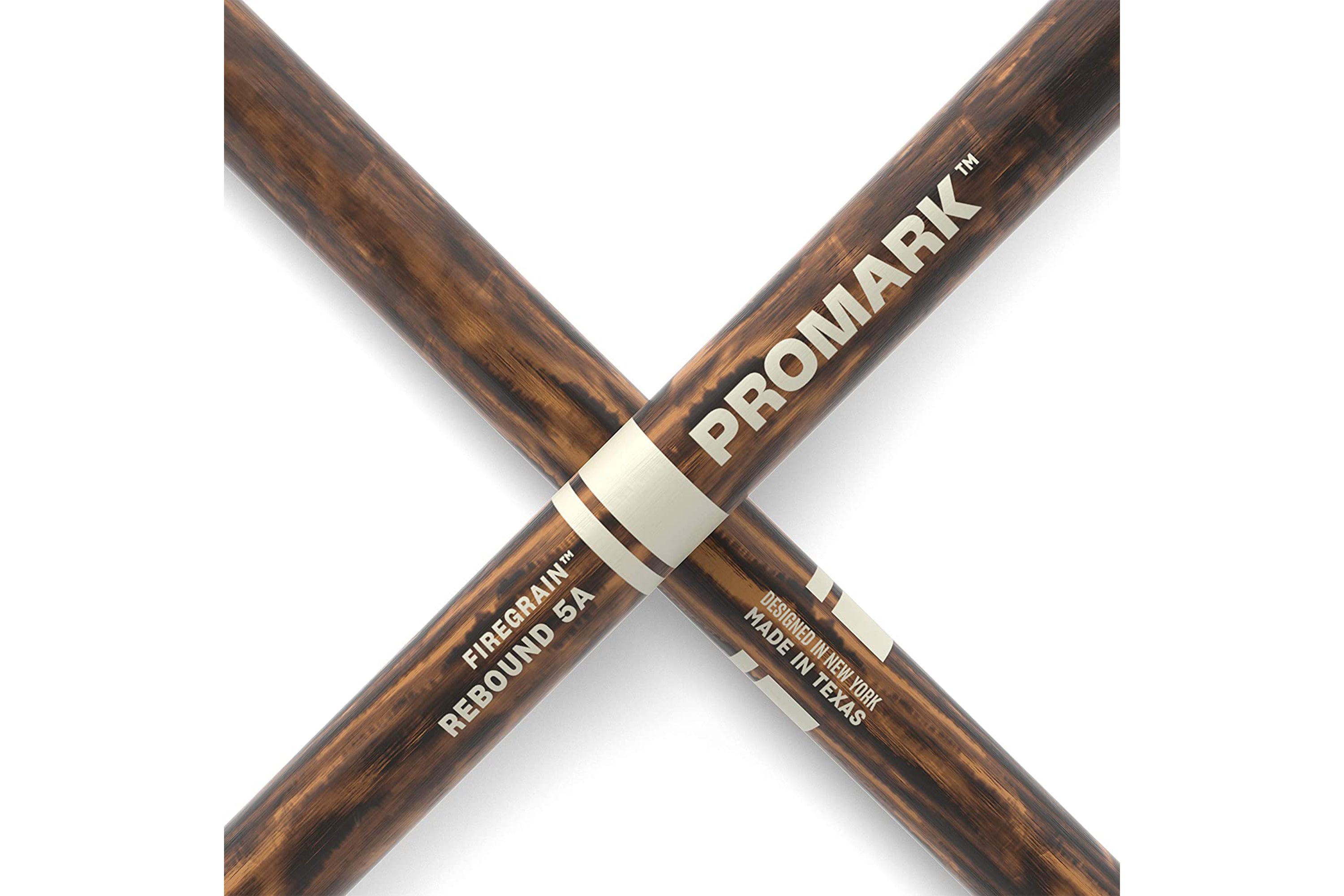 ProMark Rebound 5A FireGrain Hickory Drumstick Acorn Wood Tip