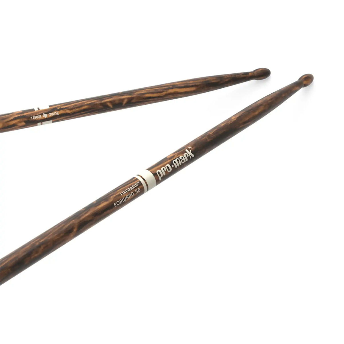 ProMarkClassicForward5BFireGrainHickoryDrumstickOvalWoodTip-all | Terry Carter Music Store