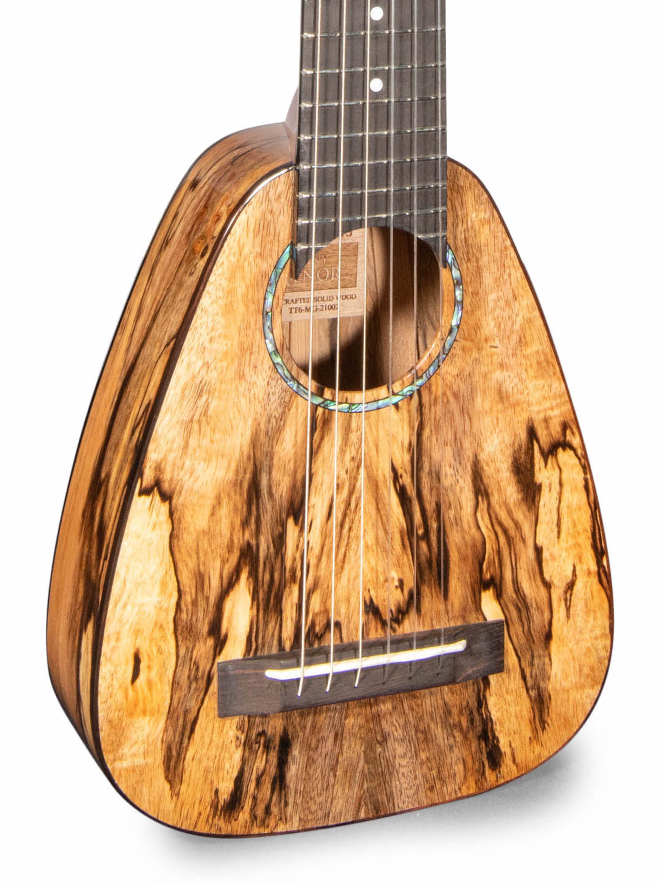 Romero Creations RC-TT6-MG 6 String Guilele Spalted Mango "Irulan" Tuned A to A