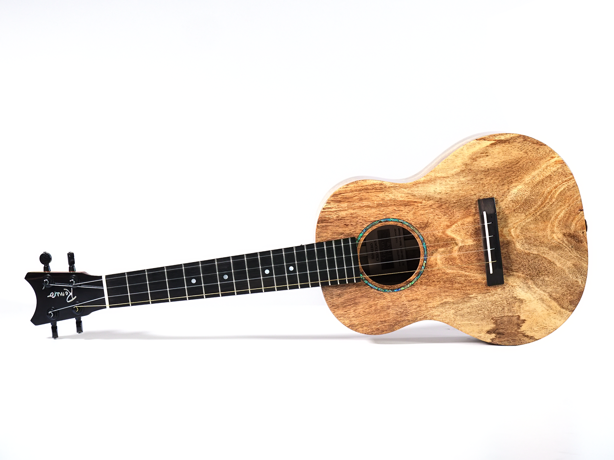 [PRE-OWNED] Romero Creations RC-GT-MG Grand Tenor Spalted Mango Ukulele "Butter Rum" LR Baggs 5.0 Pickup