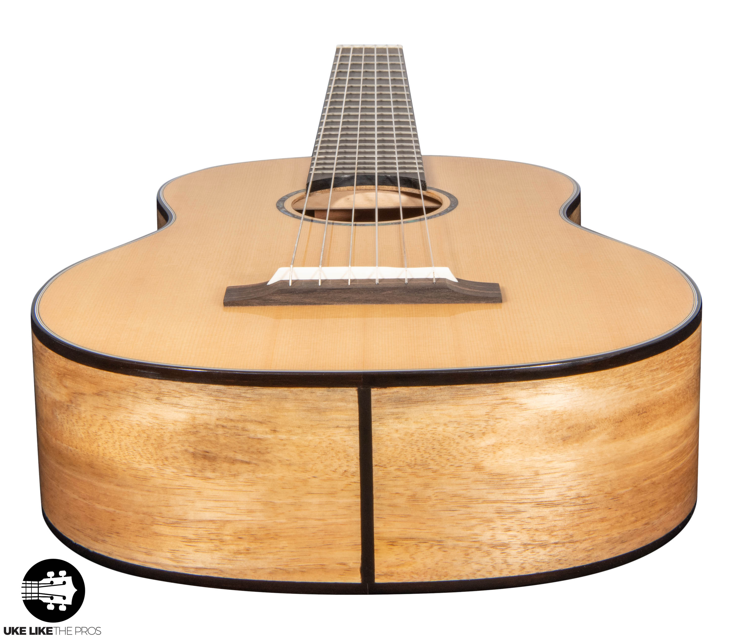 Romero Creations RC-PG-SMG Parlor Guitar Spruce and Spalted Mango "Ketterlay" Tuned E to E