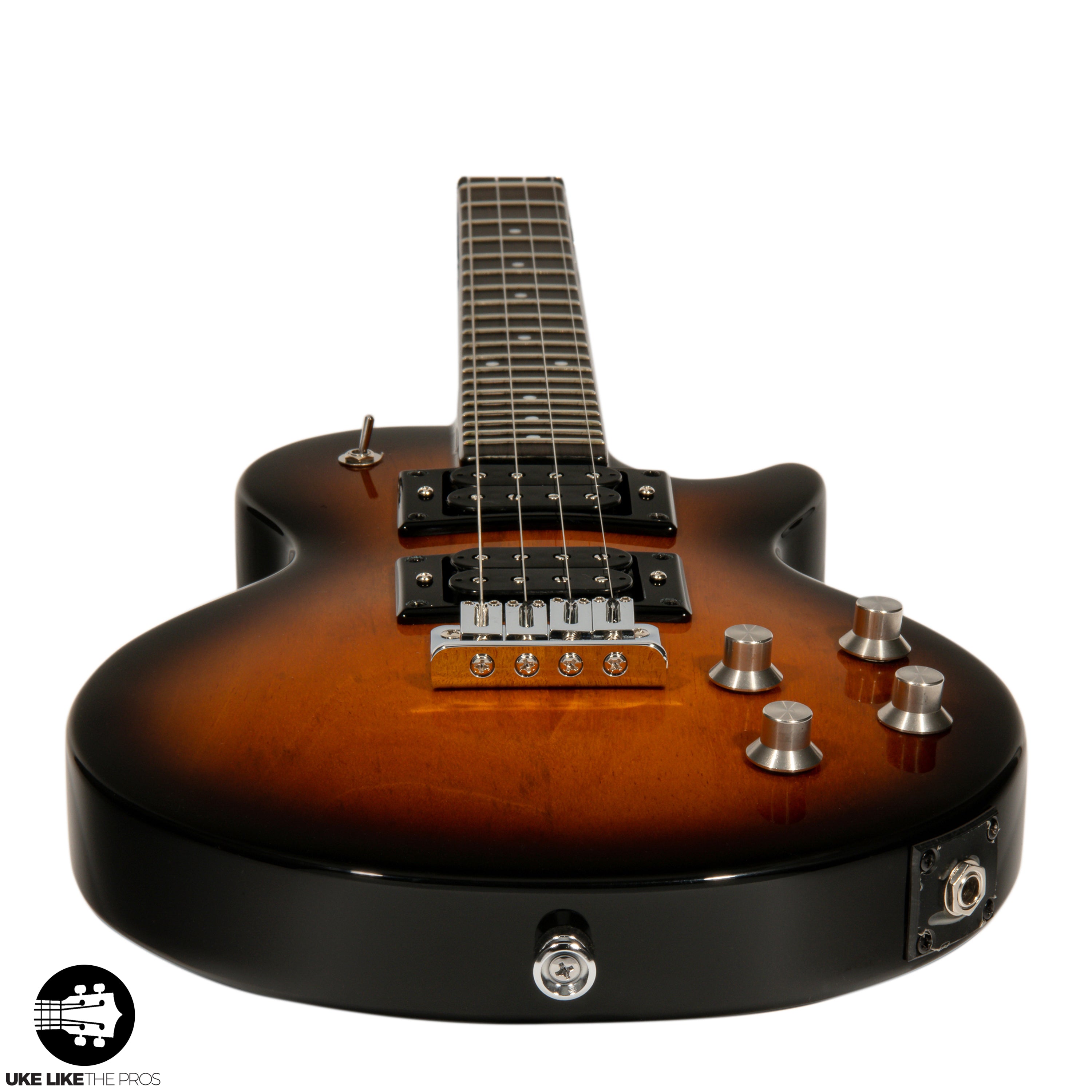 Risa LP-432-MH-TS Tenor Les Paul LP-Style Electric Ukulele Tobacco Sunburst "Free Rider"