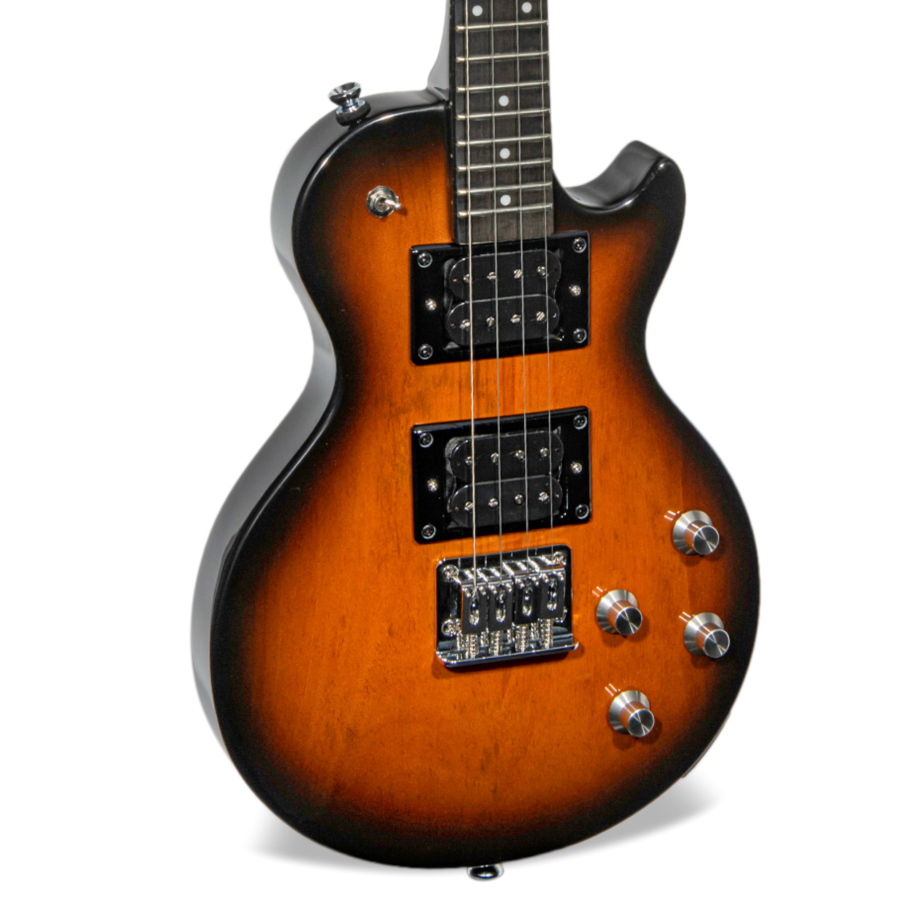 Risa LP-432-MH-TS Tenor Les Paul LP-Style Electric Ukulele Tobacco Sunburst "Free Rider"