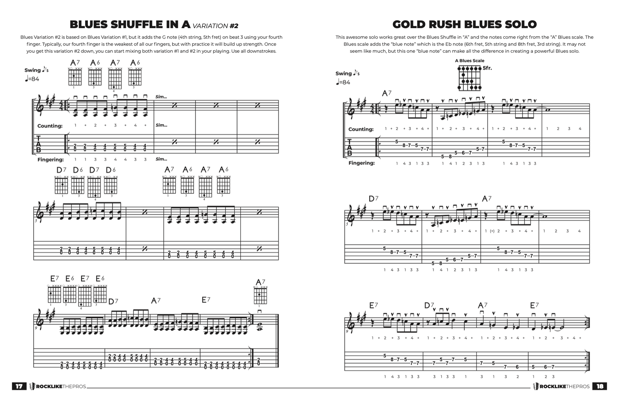 Blues Guitar Mastery Book - BEGINNING