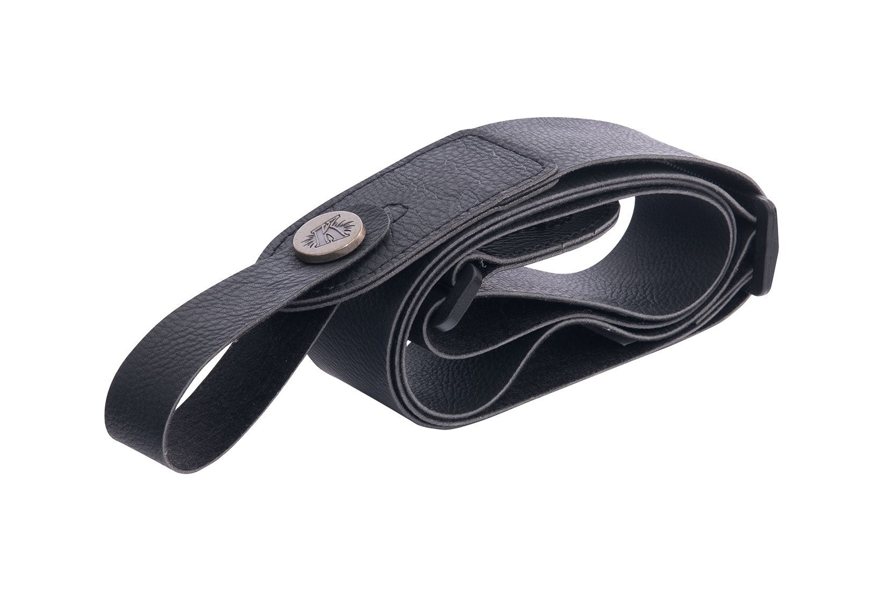 Kala STP-ECOBLK Black Faux Leather Ukulele Strap Made in Brazil