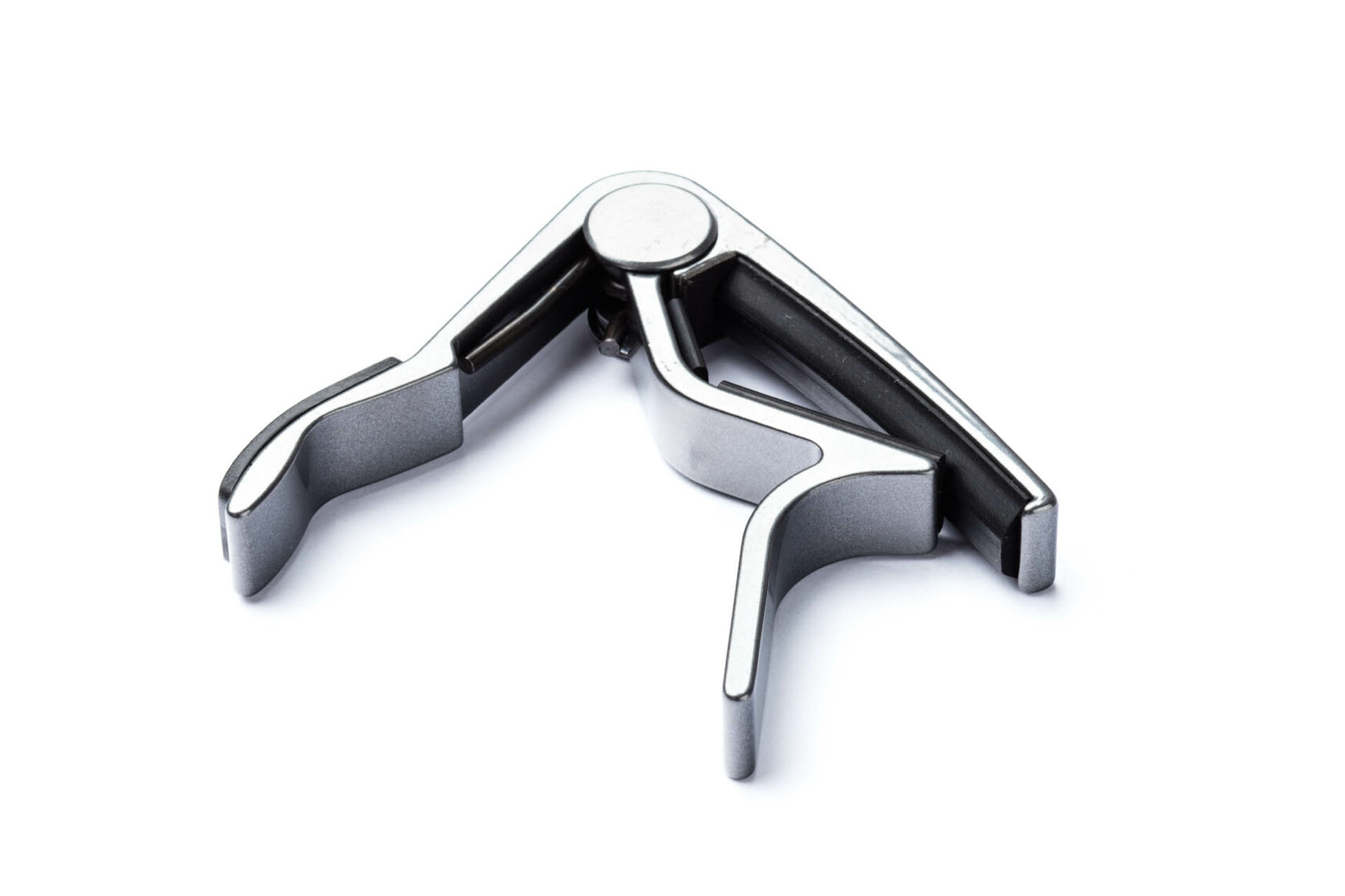 Dunlop 83CS Acoustic Trigger Curved Guitar Capo - Smoked Chrome