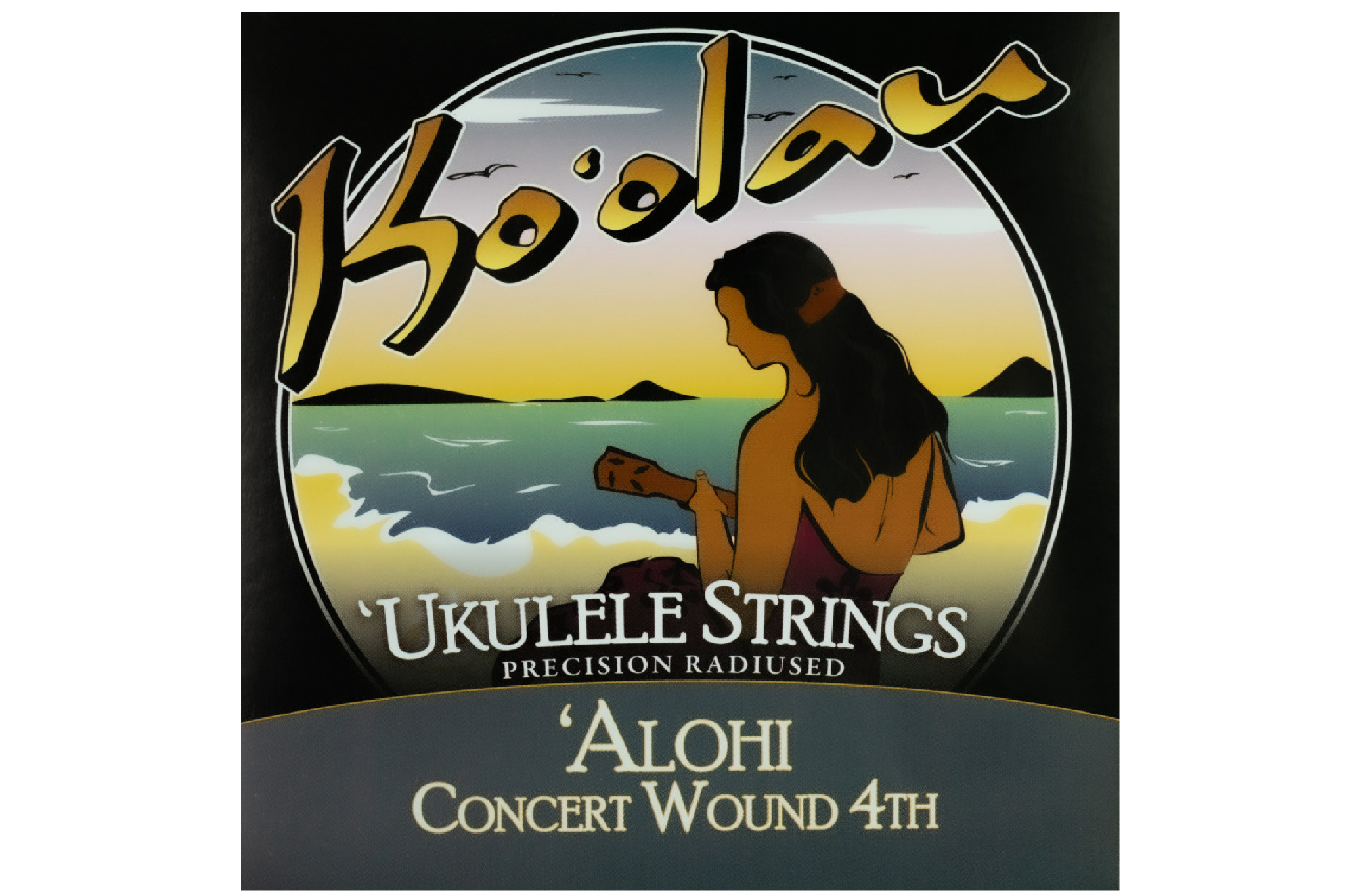 Ko'olau 'Alohi Concert Wound 4th String Set