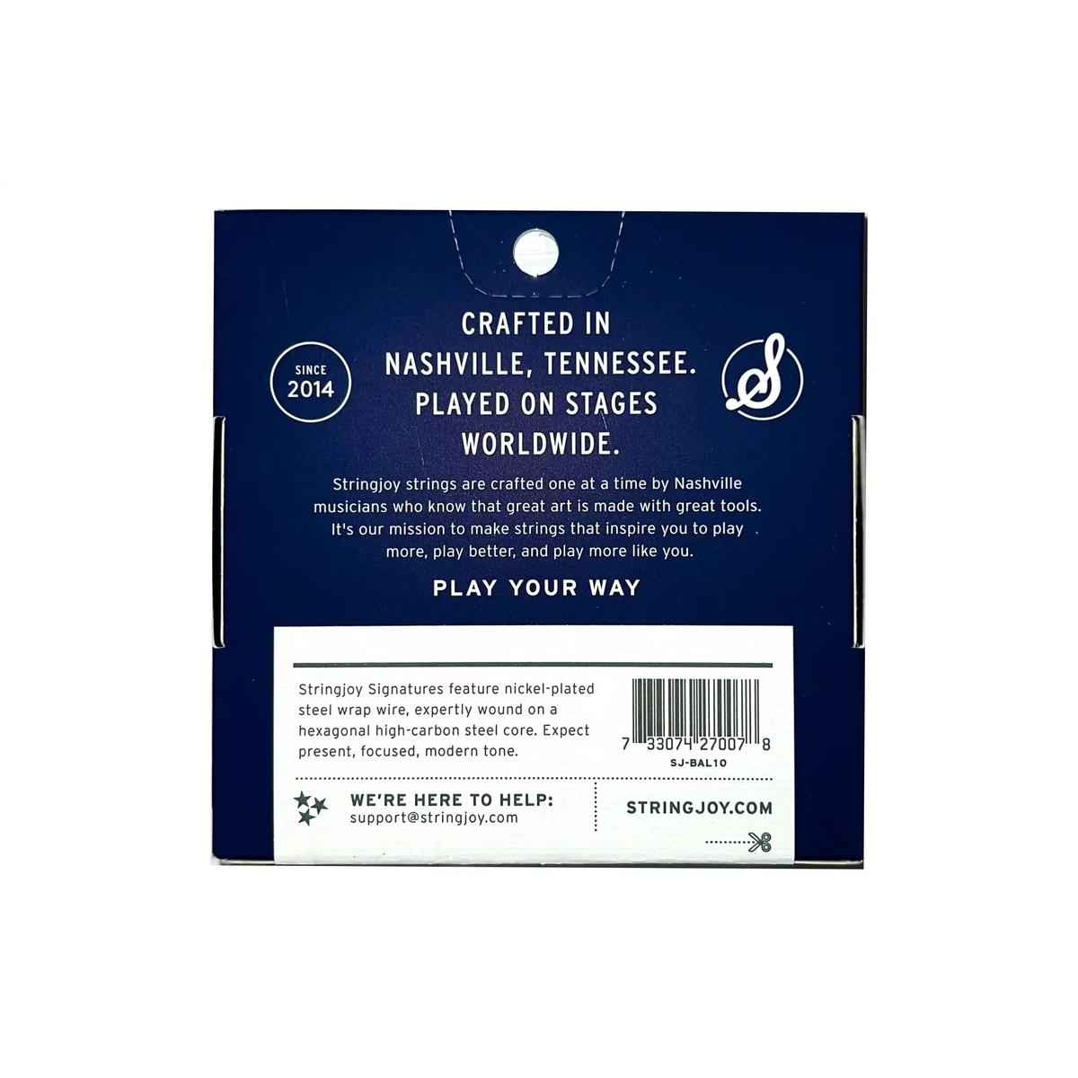 Stringjoy-SJ-BAL10-Guitar-Strings-back | Terry Carter Music Store