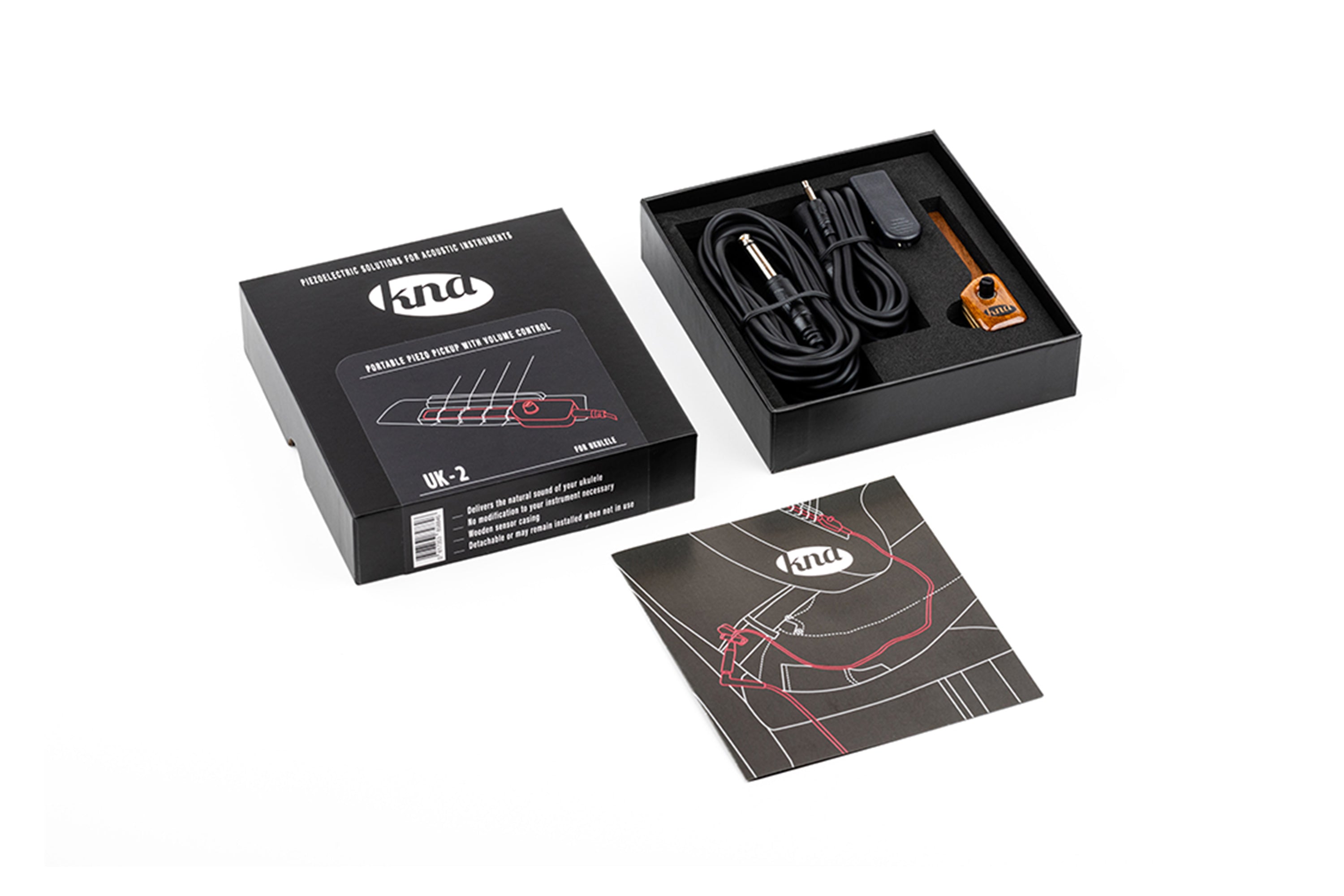 KNA UK-2 Portable Piezo Pickup with Volume Control