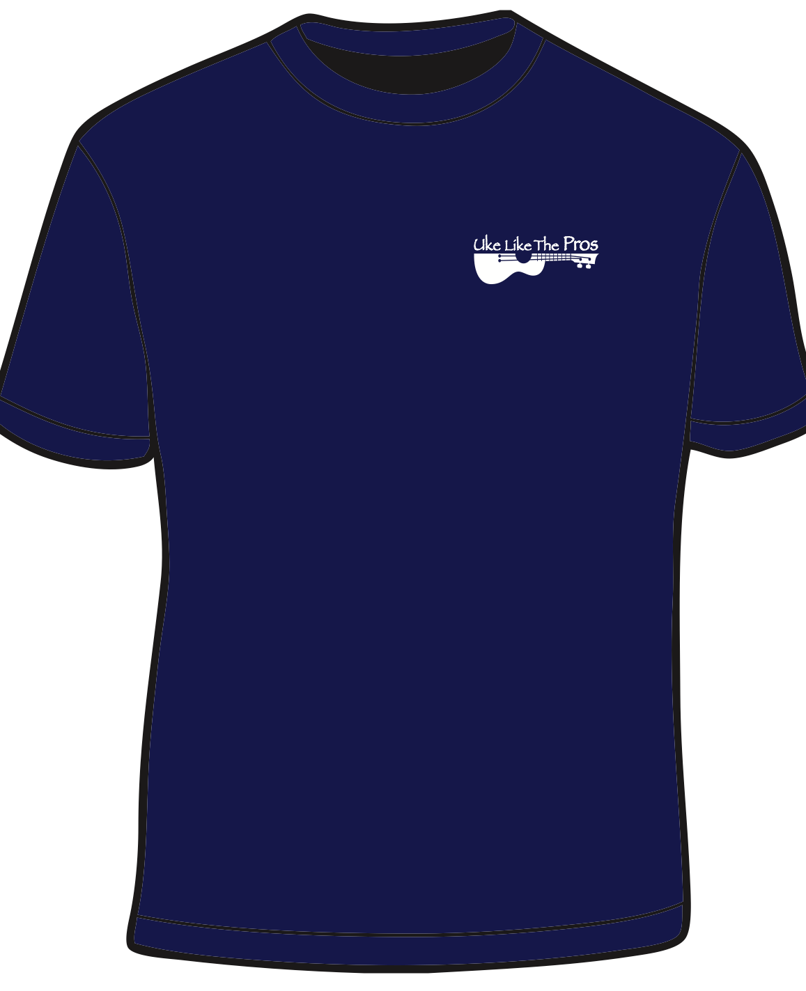 Uke Like The Pros T-Shirt (Original Logo)