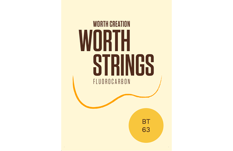 Worth Brown Fluorocarbon Tenor HIGH G Ukulele Strings BT 63 inch (G-C-E-A) Enough For 2 Sets
