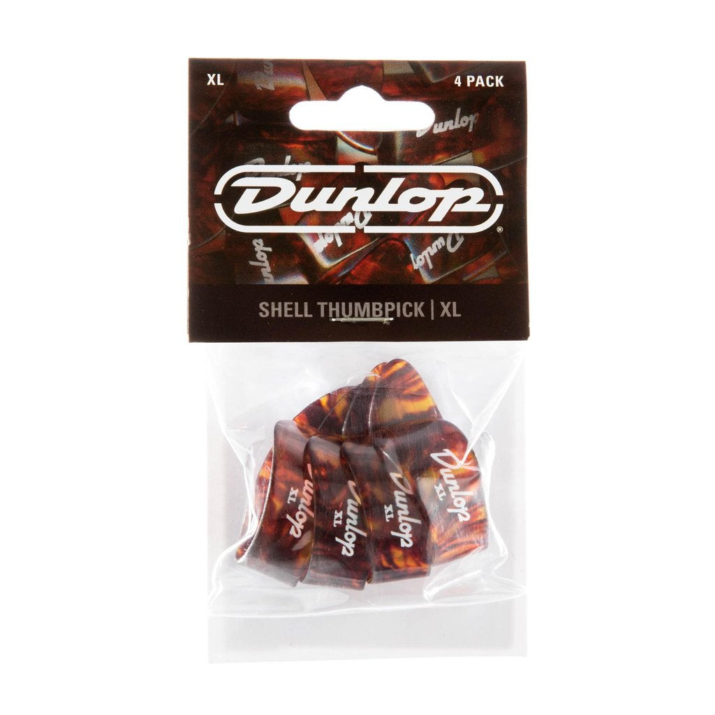 Dunlop 9024P X-Large Shell Plastic Thumbpicks 4 Pack