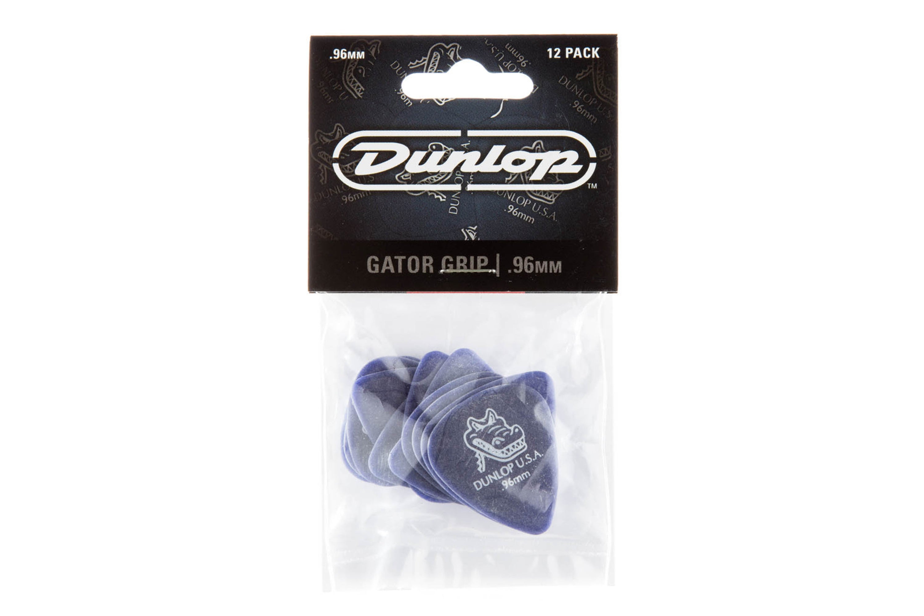 Dunlop Gator Grip® Standard .96mm Violet Guitar & Ukulele Picks 12 Pack