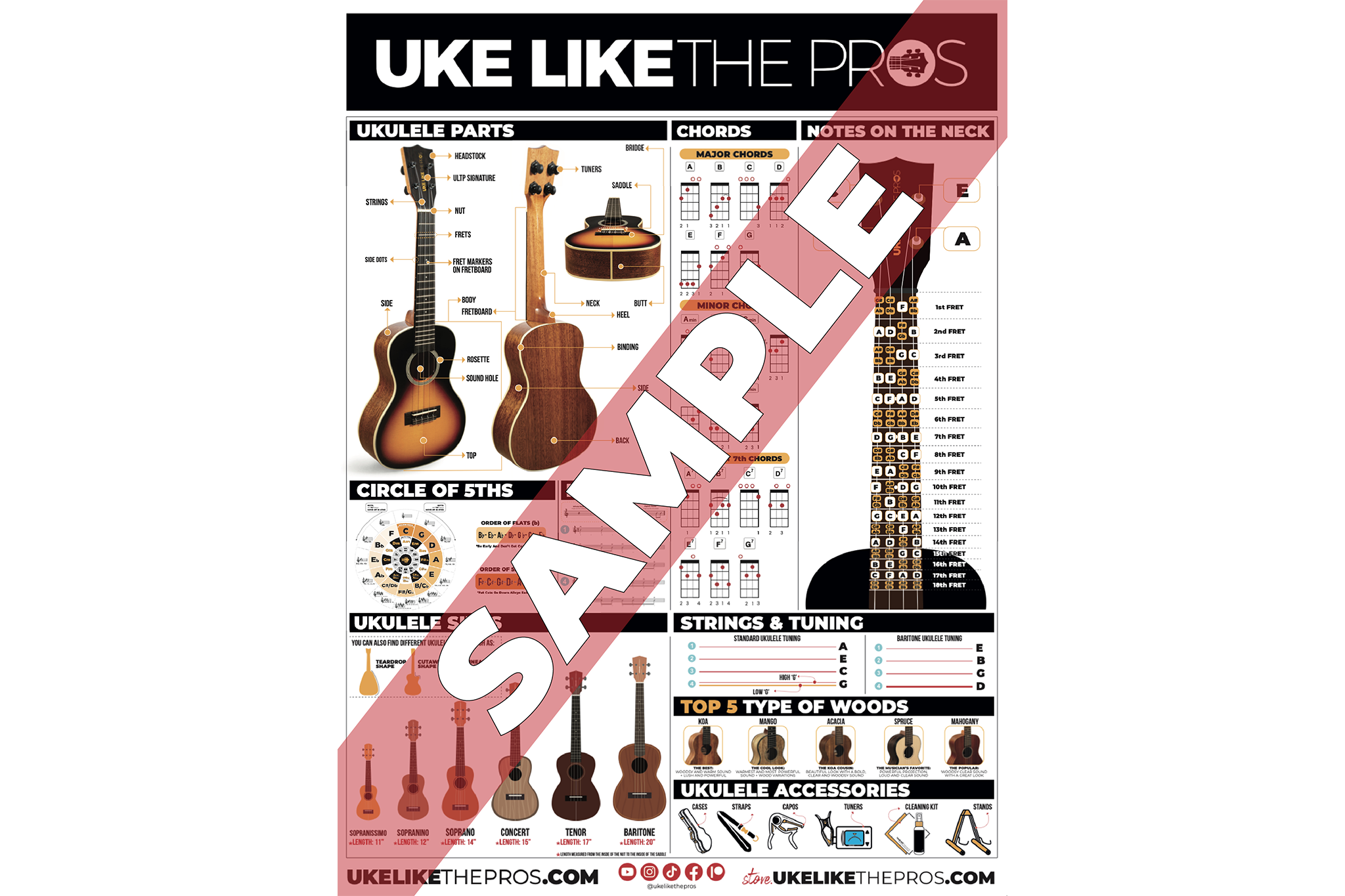ULTP Everything Ukulele Poster! All you need to know!