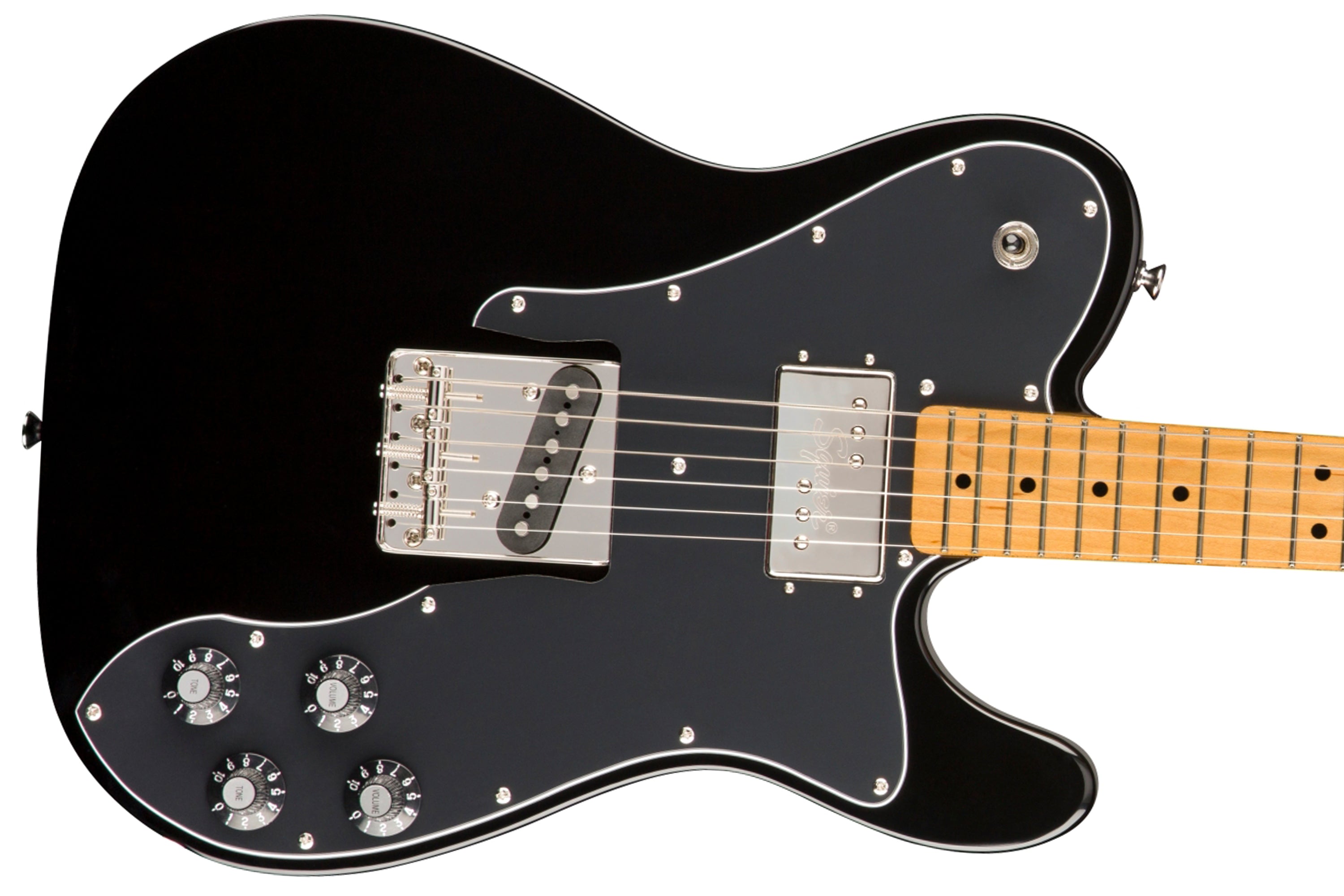 Squire By Fender Classic Vibe '70s Telecaster Custom Electric Guitar - Black