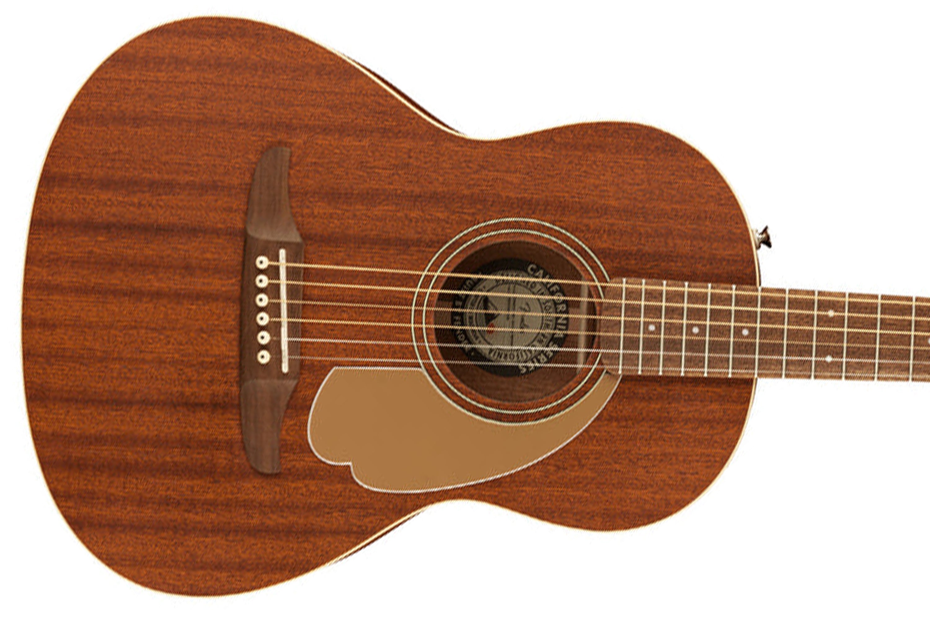 Fender Natural Mahogany Sonoran Mini Acoustic Guitar With Bag