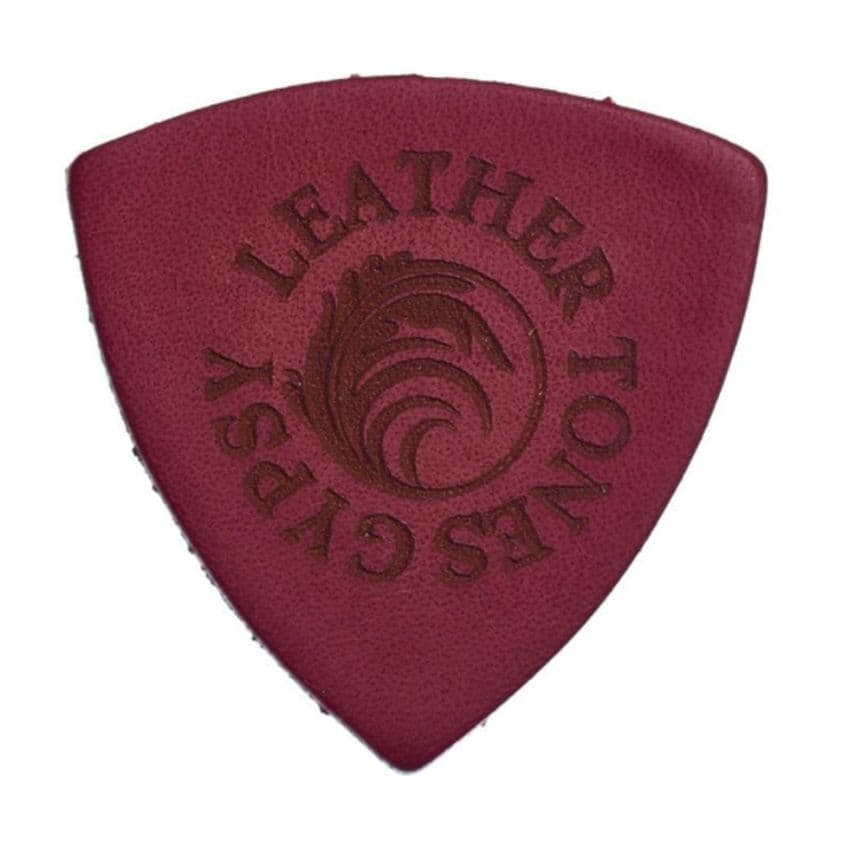 Leather Tones Gypsy Cognac Leather Guitar Pick 1 Pick Terry Carter