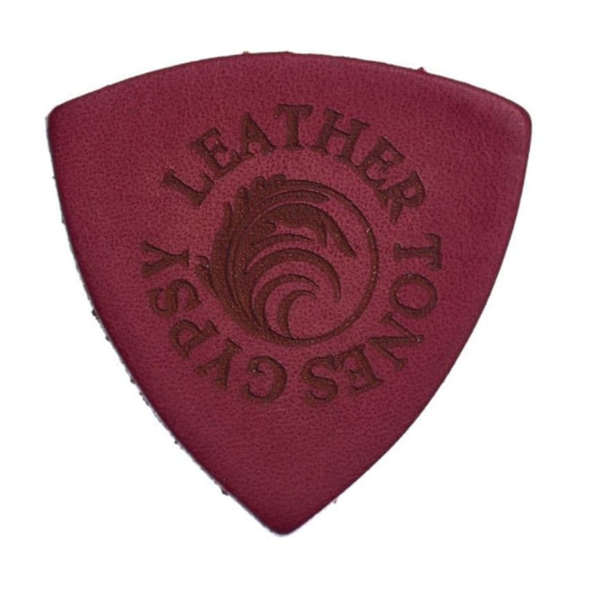 Leather Tones Gypsy Cognac Leather Guitar Pick - 1 Pick